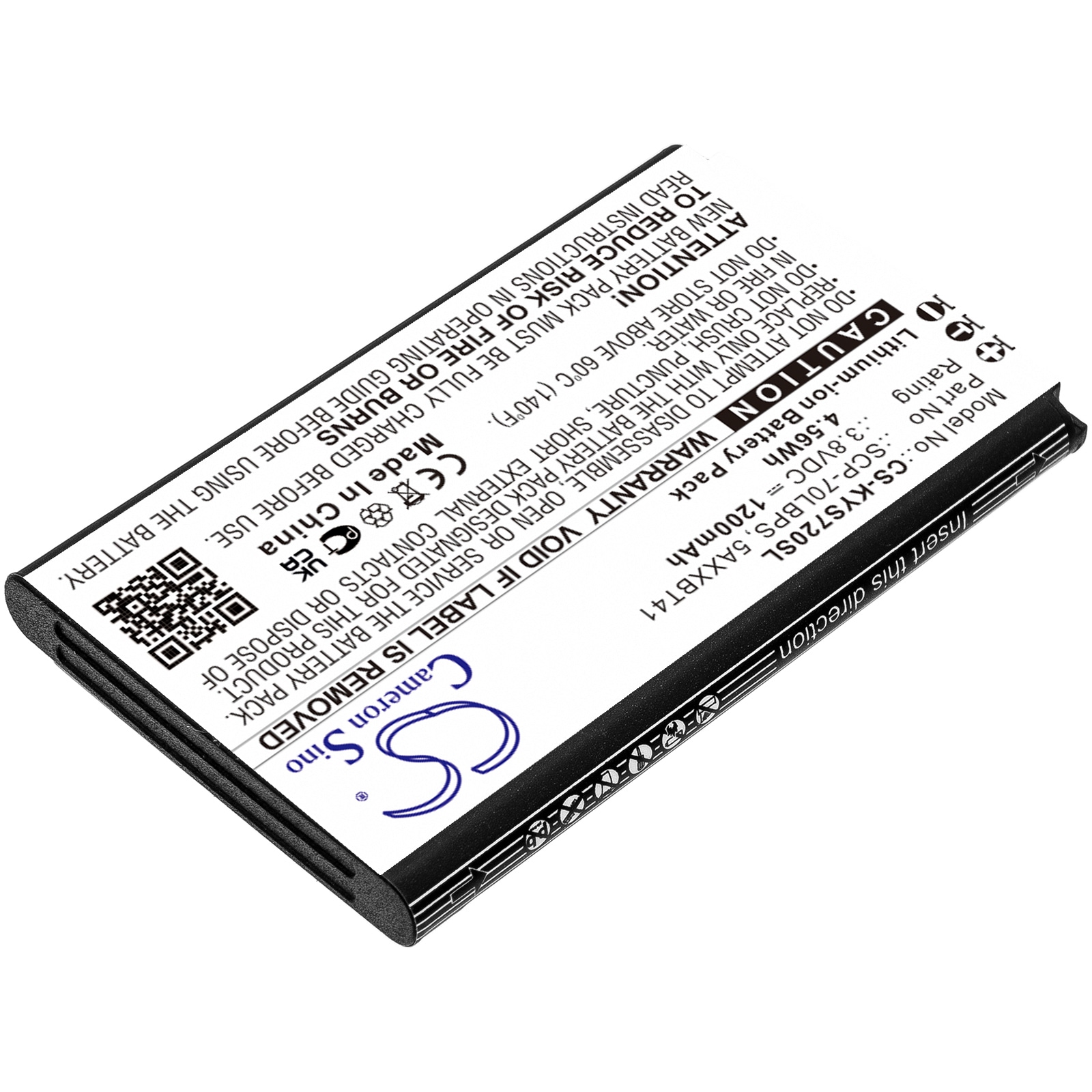 Batteri for smarttelefon, mobil for Kyocera Cadence LTE, S2720, S2720PP