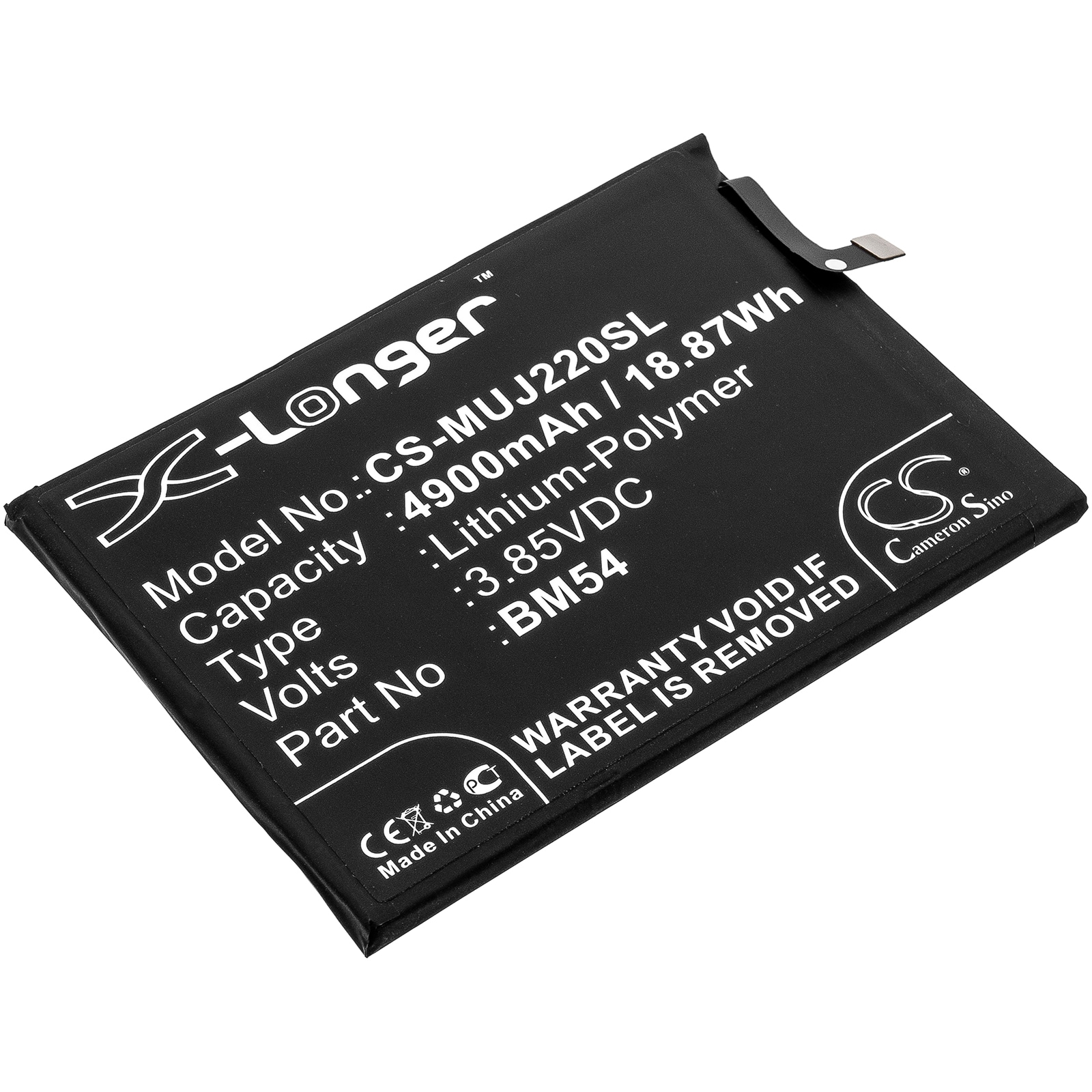 Batteri for SmartPhone, Mobil for Redmi Note 9T, Note 9 5G, A001XM og andre.