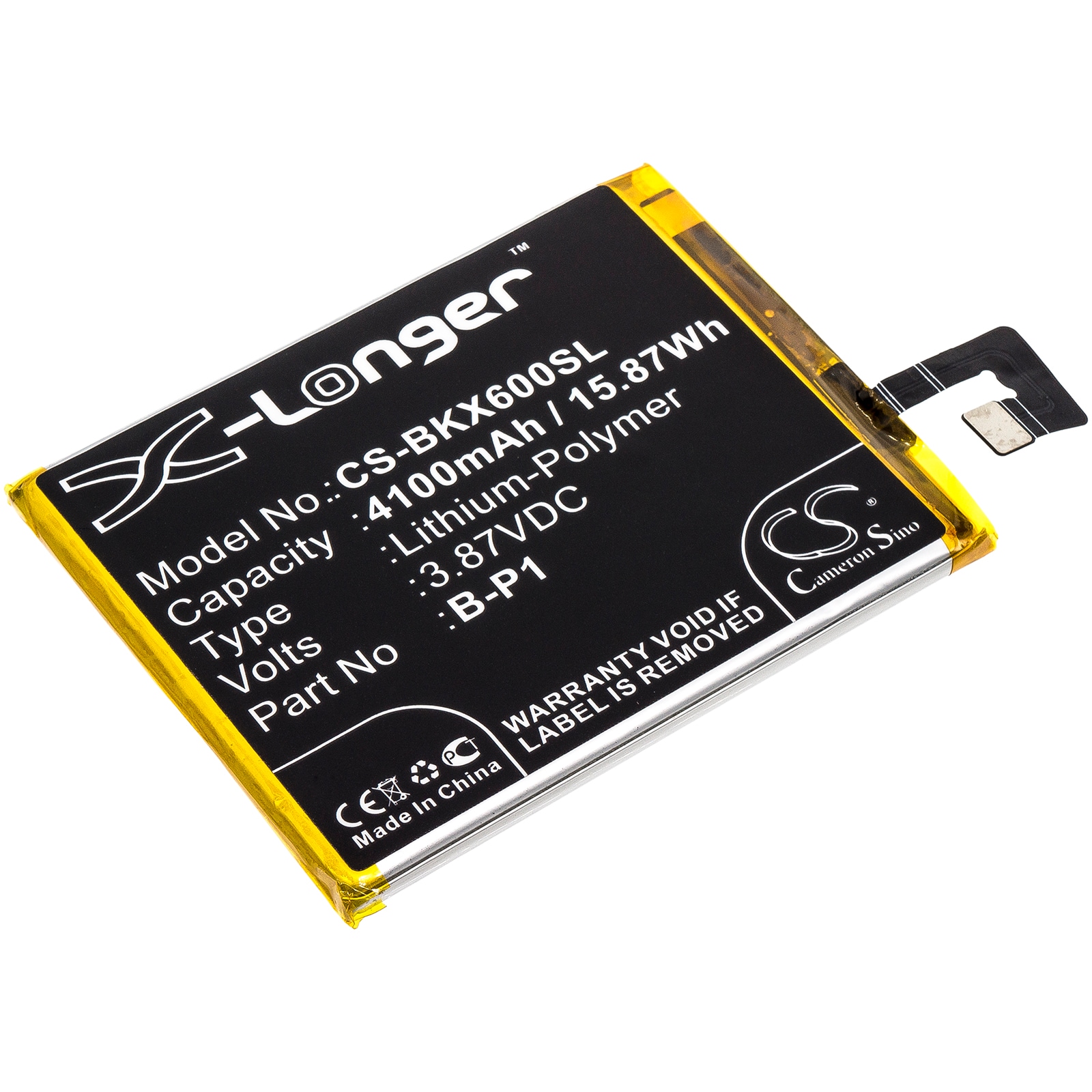 Batteri for SmartPhone, Mobil for VIVO X60 Pro, X60 Pro 5G, V2047A og andre.