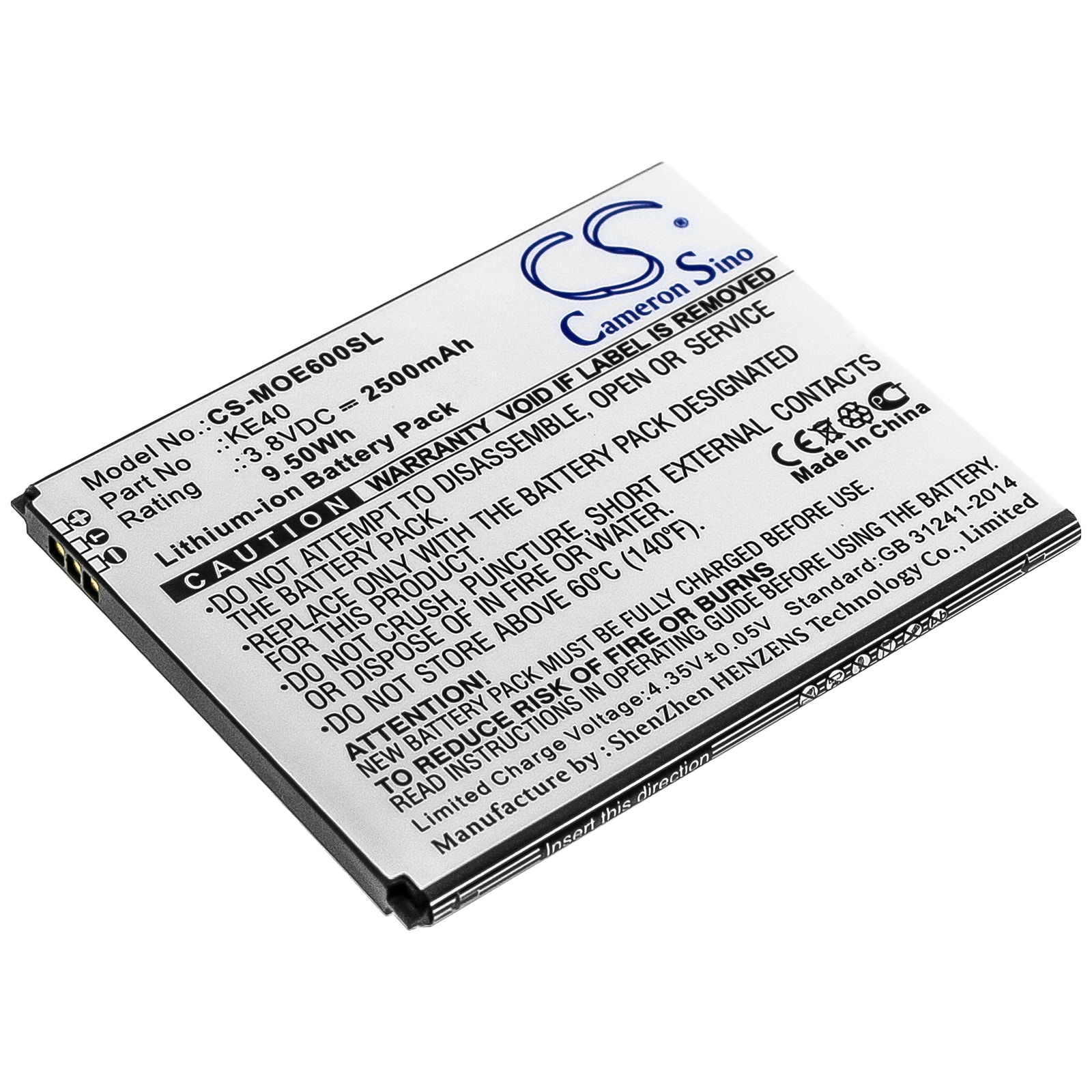 Batteri for SmartPhone, Mobil for Motorola Moto E6, XT2005, XT2005DL og andre.
