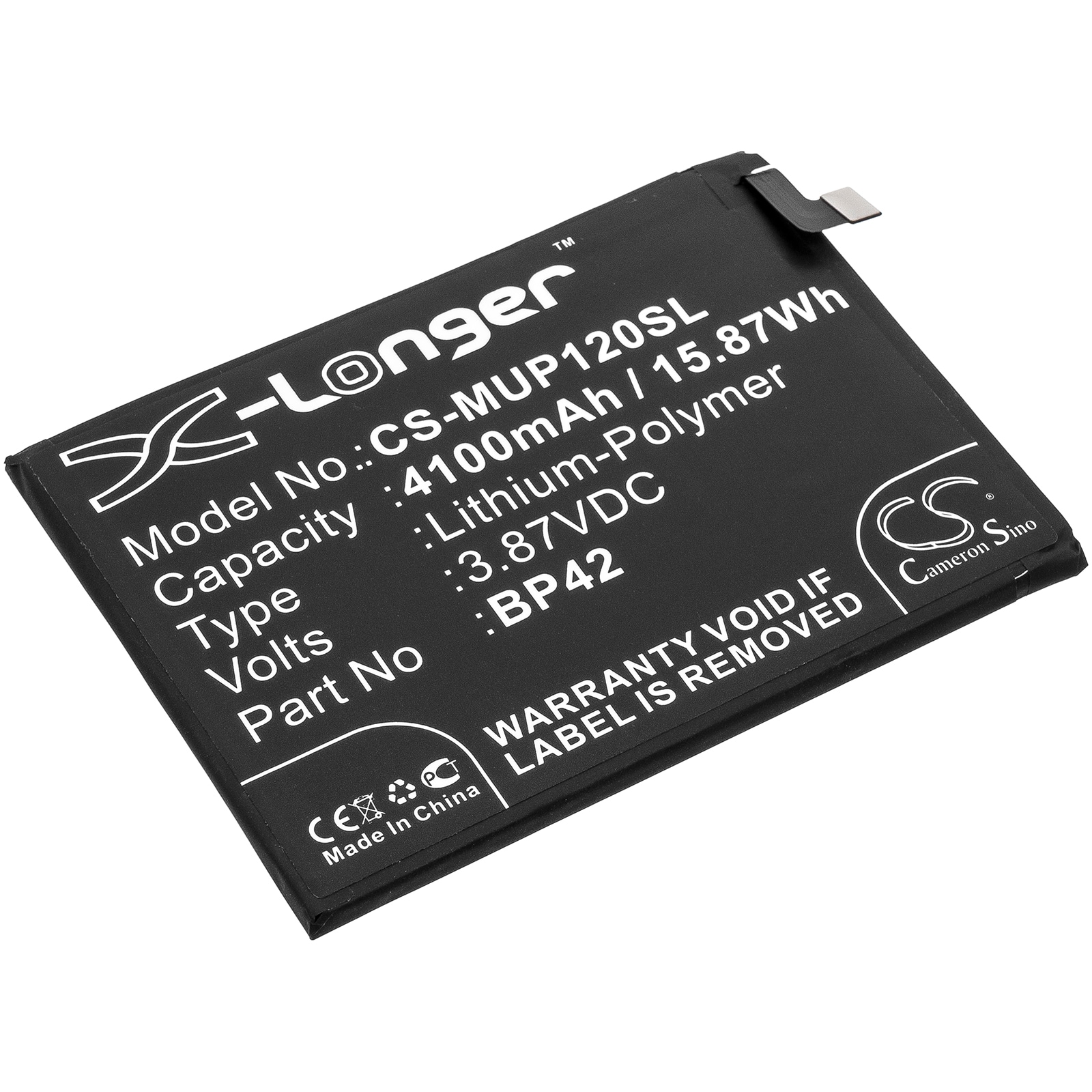 Batteri for SmartPhone, Mobil for Xiaomi Mi 11 Lite, Mi 11 Lite 4G, Mi 11 Lite 5G og andre.