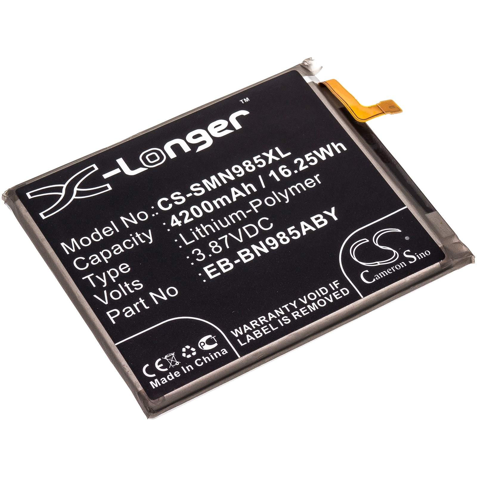 Batteri for SmartPhone, Mobil for Samsung Galaxy Note 20 Ultra, Note 20 Ultra 5G og andre.