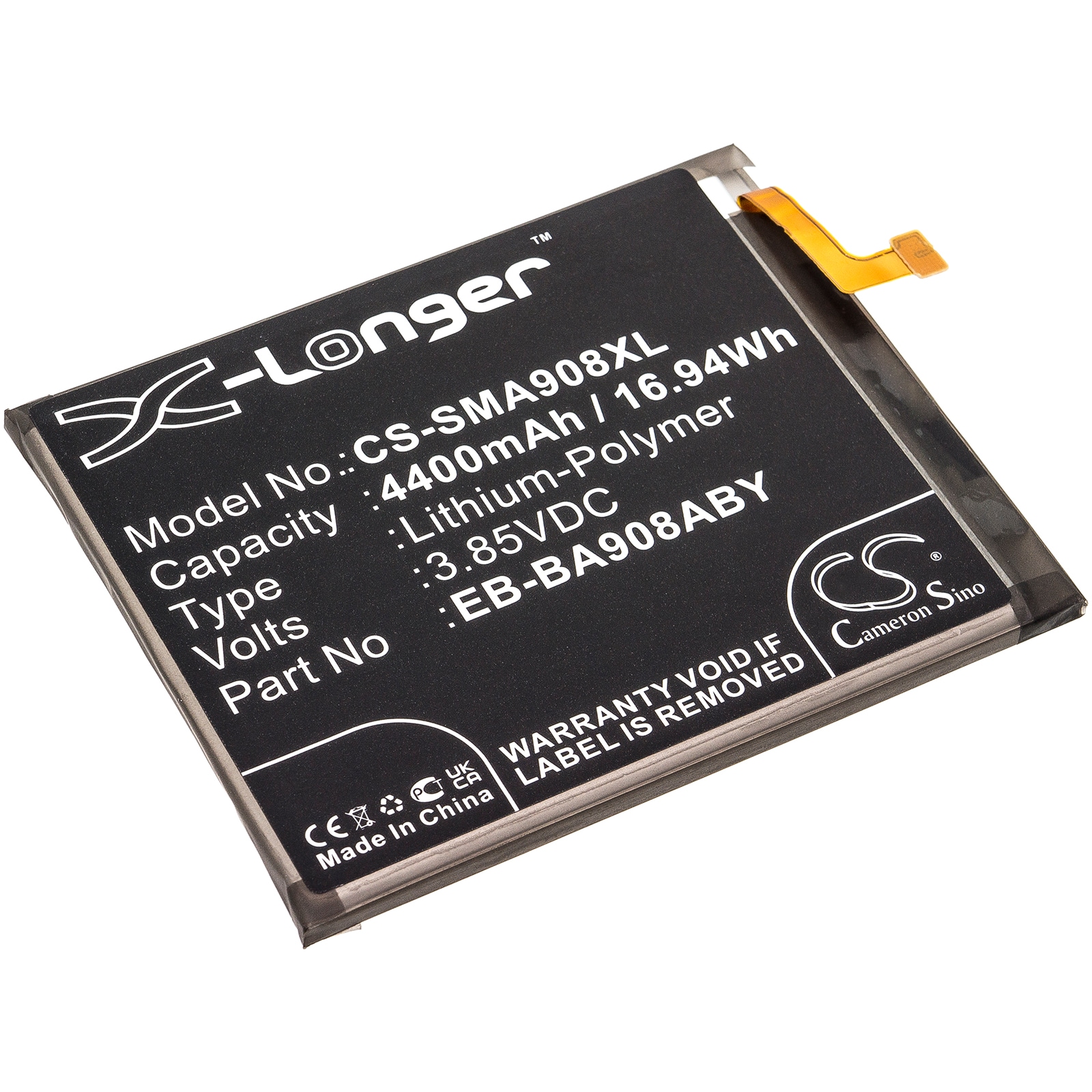 Batteri for SmartPhone, Mobil for Samsung Galaxy A90 5G, SM-A908, SM-A908B og andre.