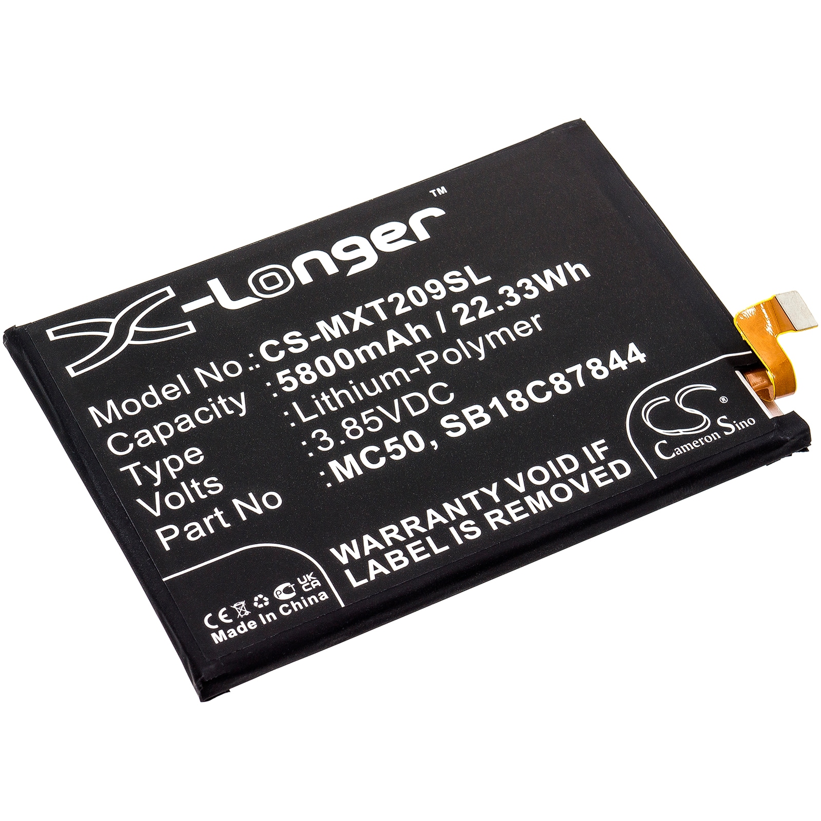 Batteri for SmartPhone, Mobil for Lenovo K12 Pro, K12 Pro 2020, XT2091-8 og andre.