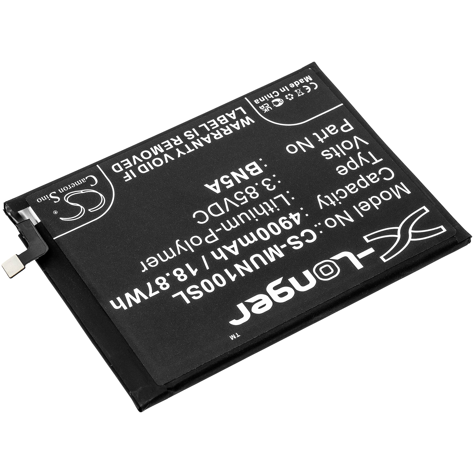 Batteri for SmartPhone, Mobil for Poco M3 Pro 5G, M2103K19PI, M2103K19PG og andre.