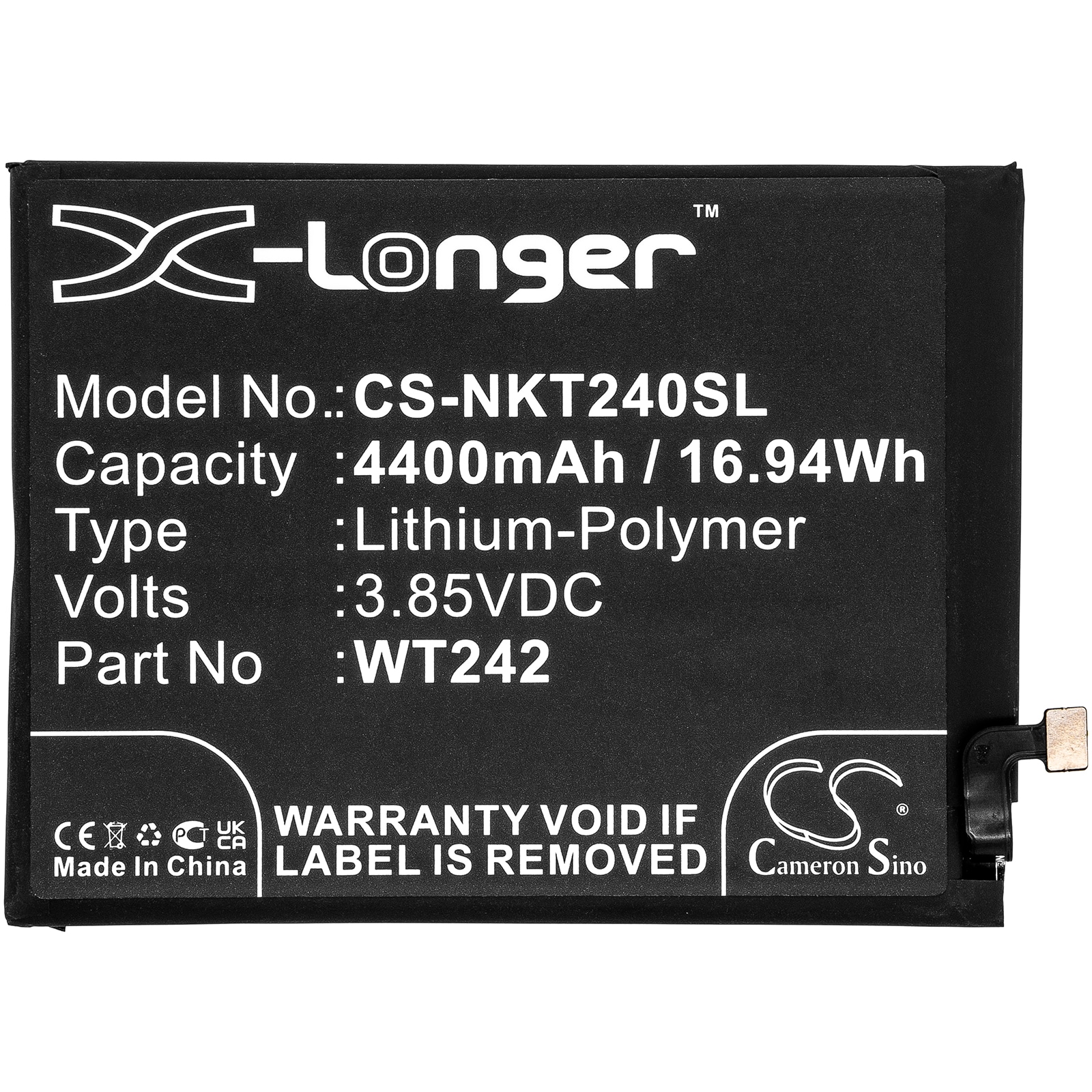 Batteri for SmartPhone, Mobil for Nokia Nokia 2.4, TA-1277, TA-1275 etc.