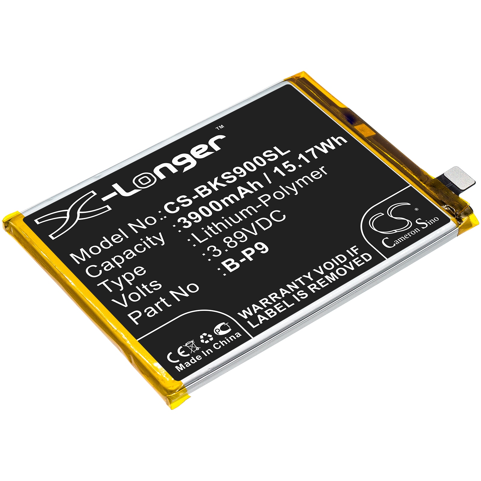 Batteri for smarttelefon, mobil for VIVO S9, V2072A