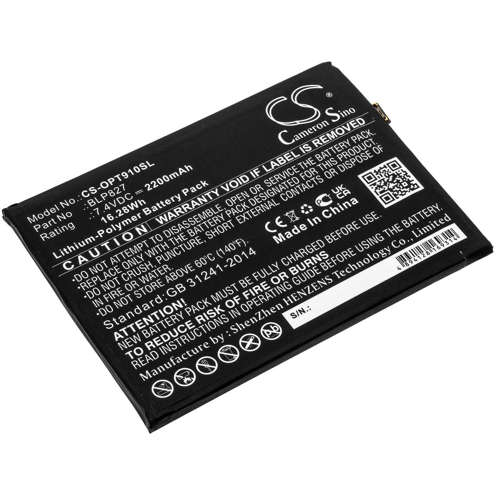Batteri for SmartPhone, Mobil for Oneplus 9 Pro 5G, LE2120, LE2121 og andre.