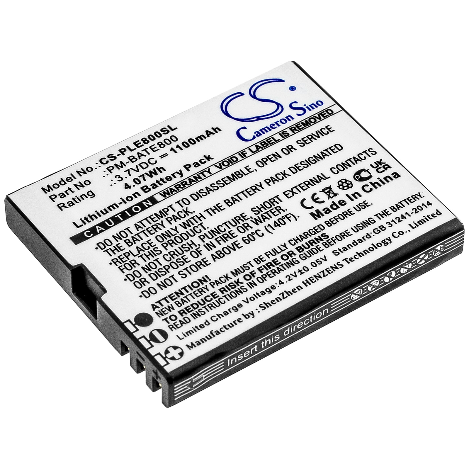 Batteri for SmartPhone, Mobil for Plum E800