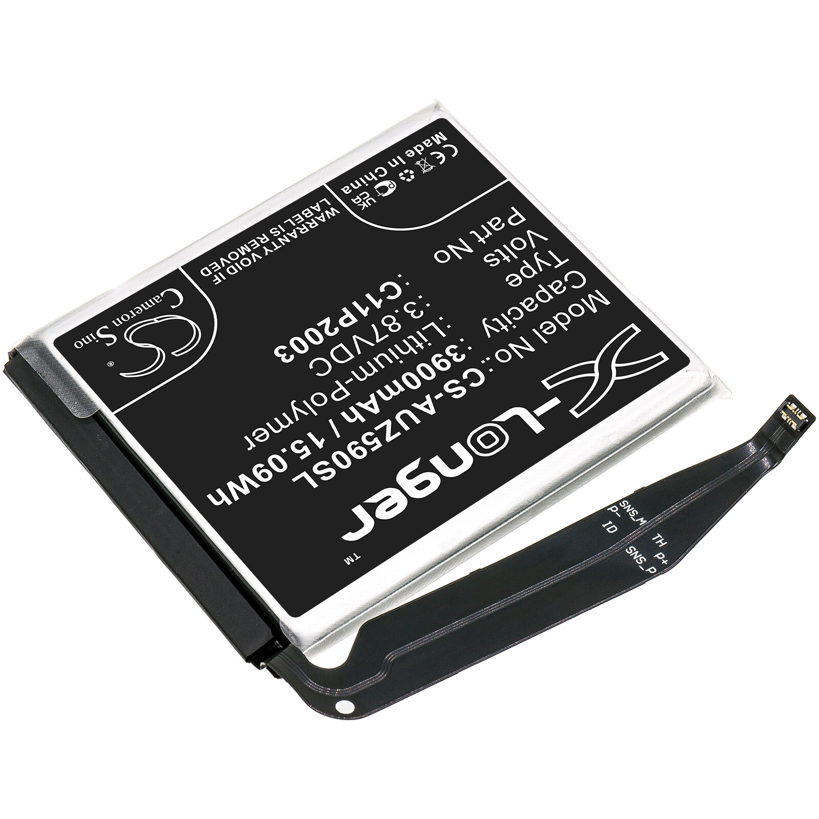 Batteri 3900 mAh for Asus ZenFone 8 – Originalkvalitet Li-Polymer