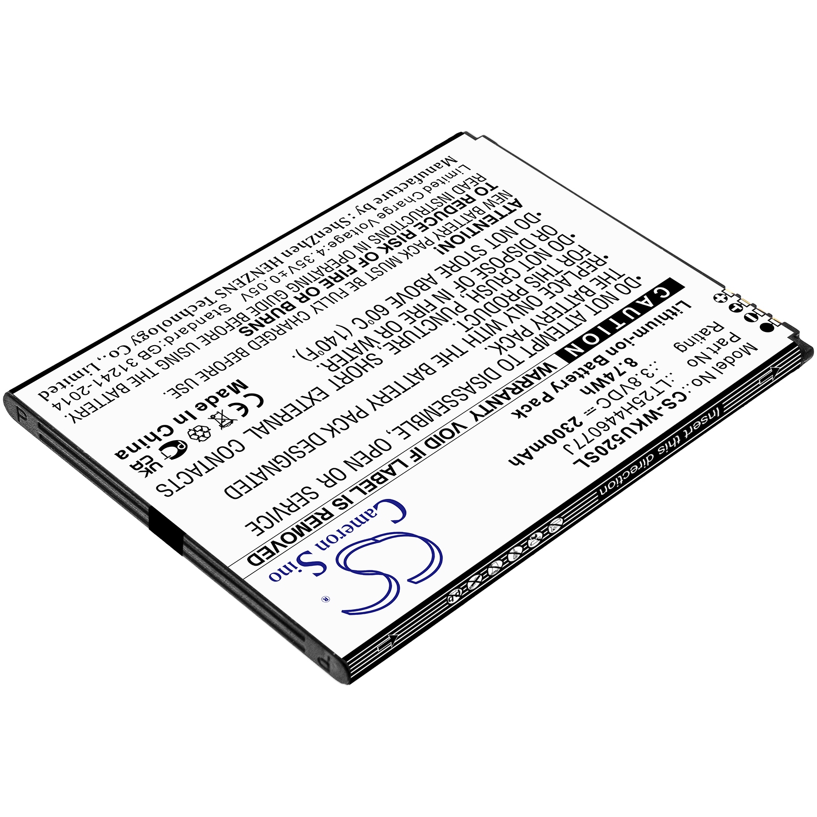 Batteri for SmartPhone, Mobil for Wiko RIDE 2, U520AS