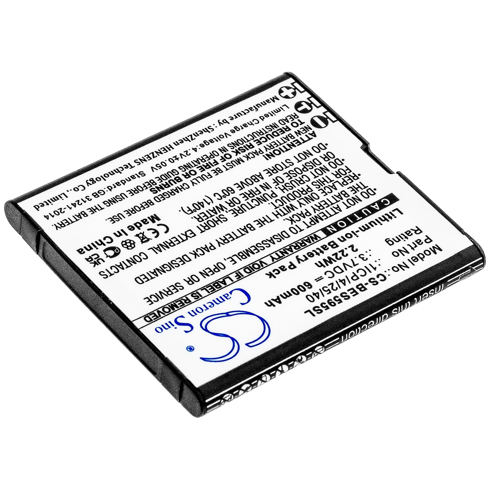 Batteri for SmartPhone, mobil for Bea-phone SL495, SL595, SL595 Plus osv.