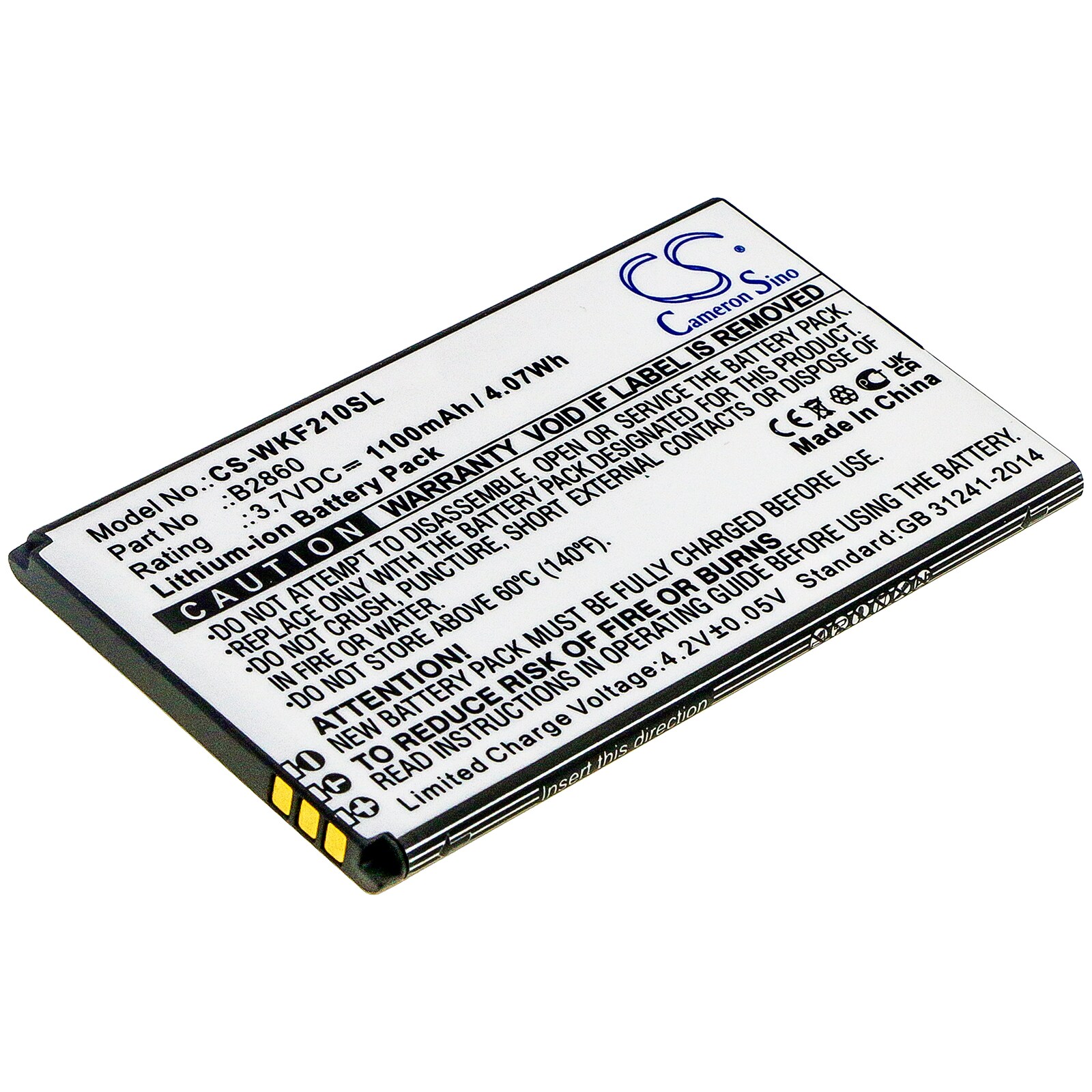Batteri for SmartPhone, Mobil for Wiko F200
