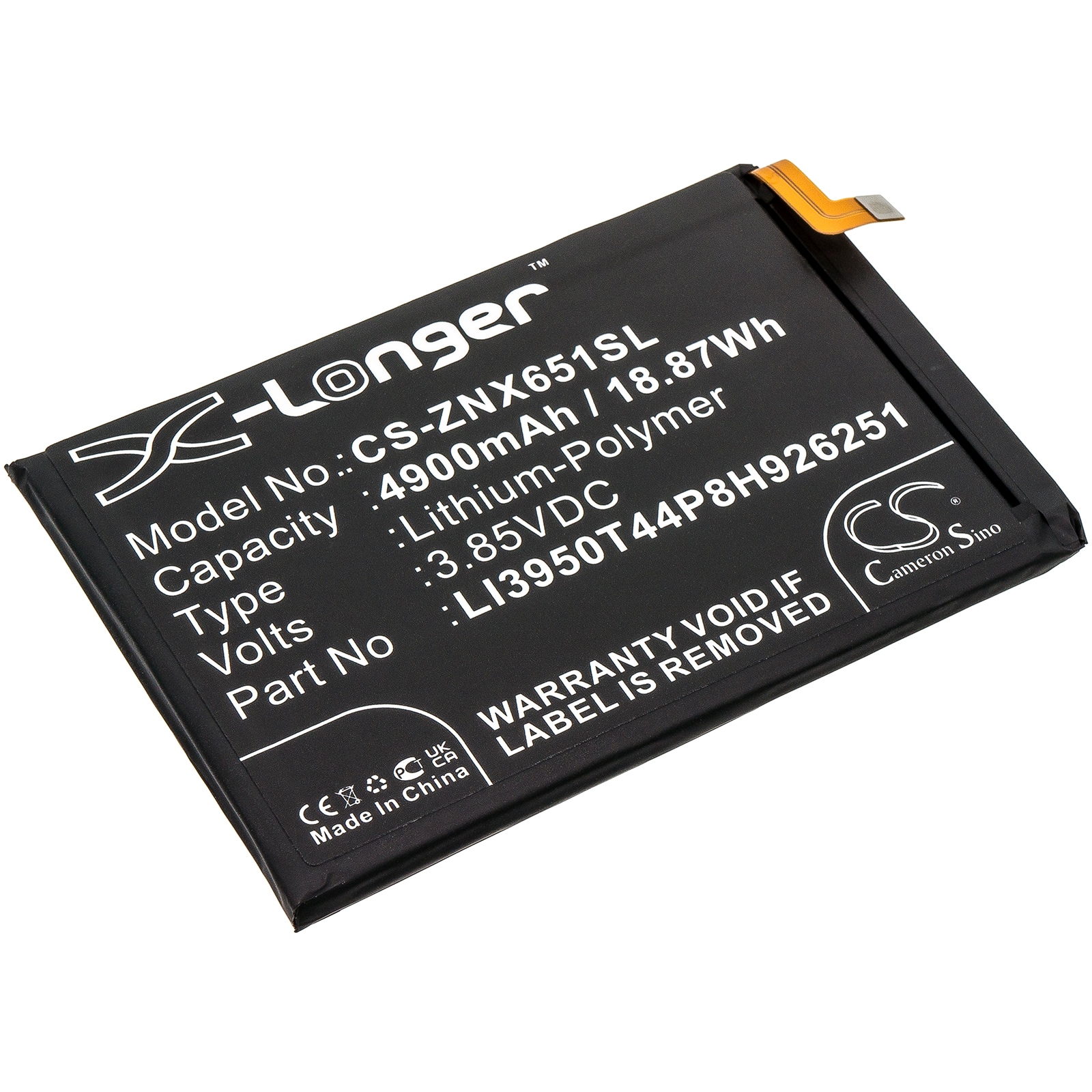 Batteri for SmartPhone, Mobil for ZTE Nubia Play, Nubia Red Magic 5G Lite og andre.