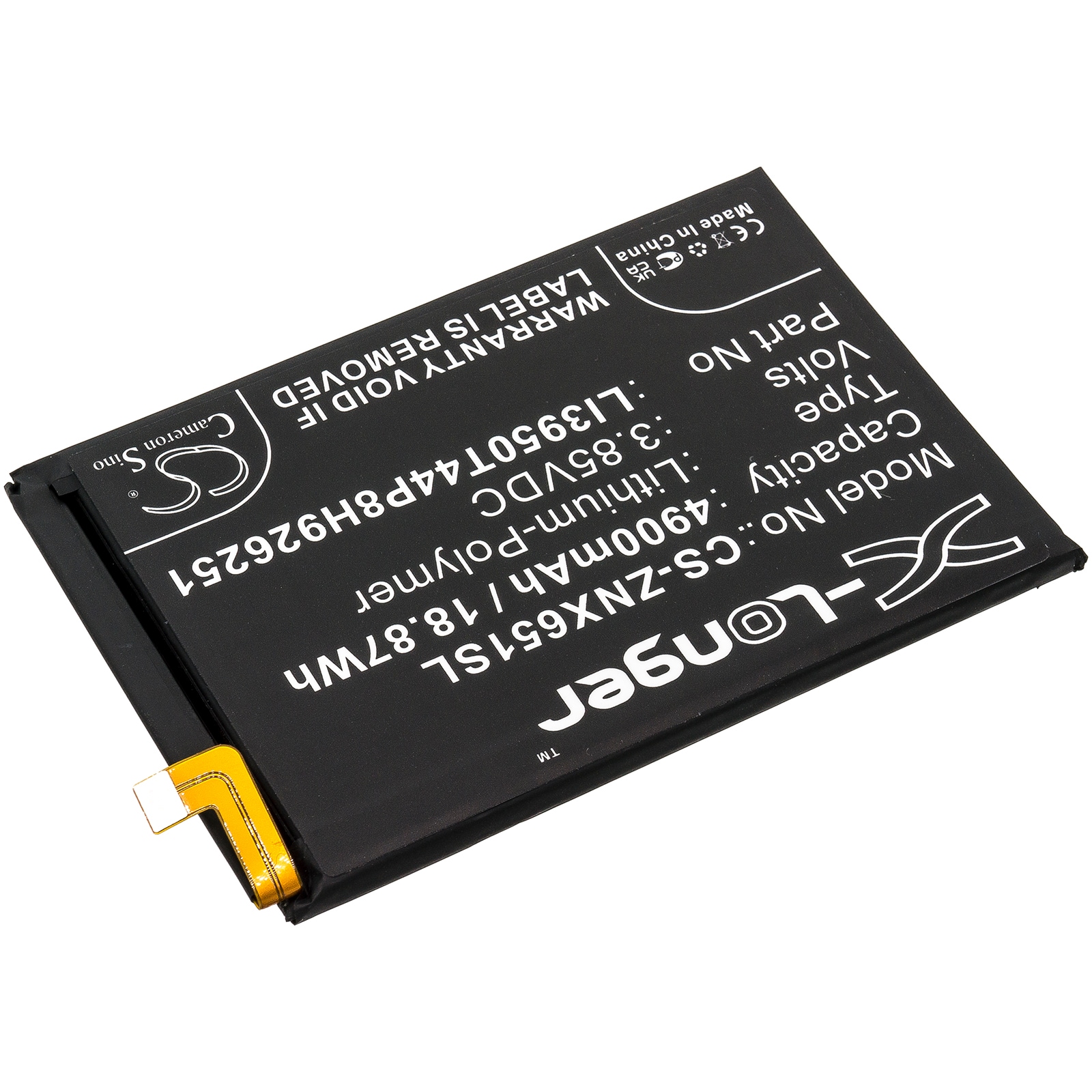 Batteri for SmartPhone, Mobil for ZTE Nubia Play, Nubia Red Magic 5G Lite og andre.