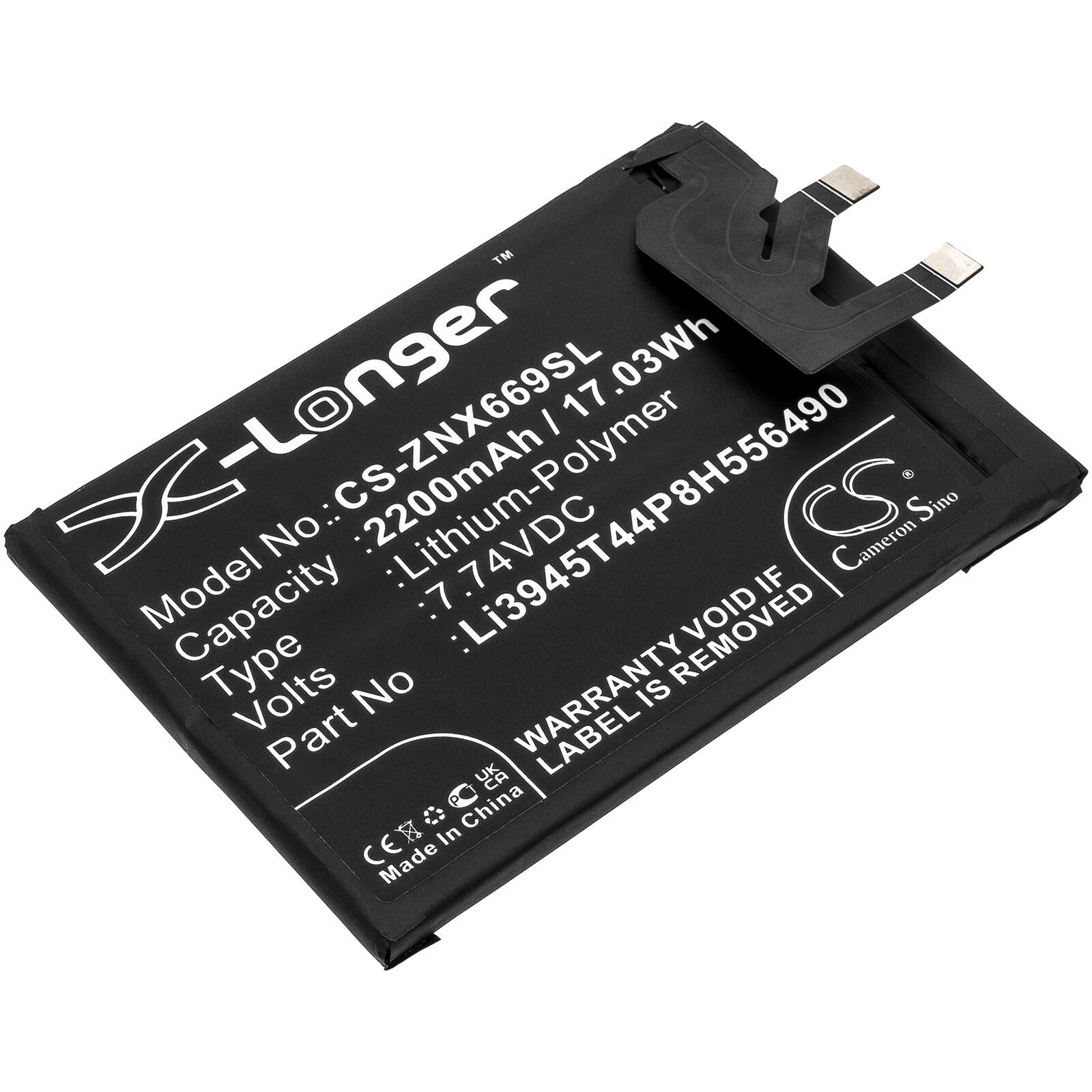 Batteri for smarttelefon, mobil for ZTE Nubia Red Magic 6 Pro, NX669J-P
