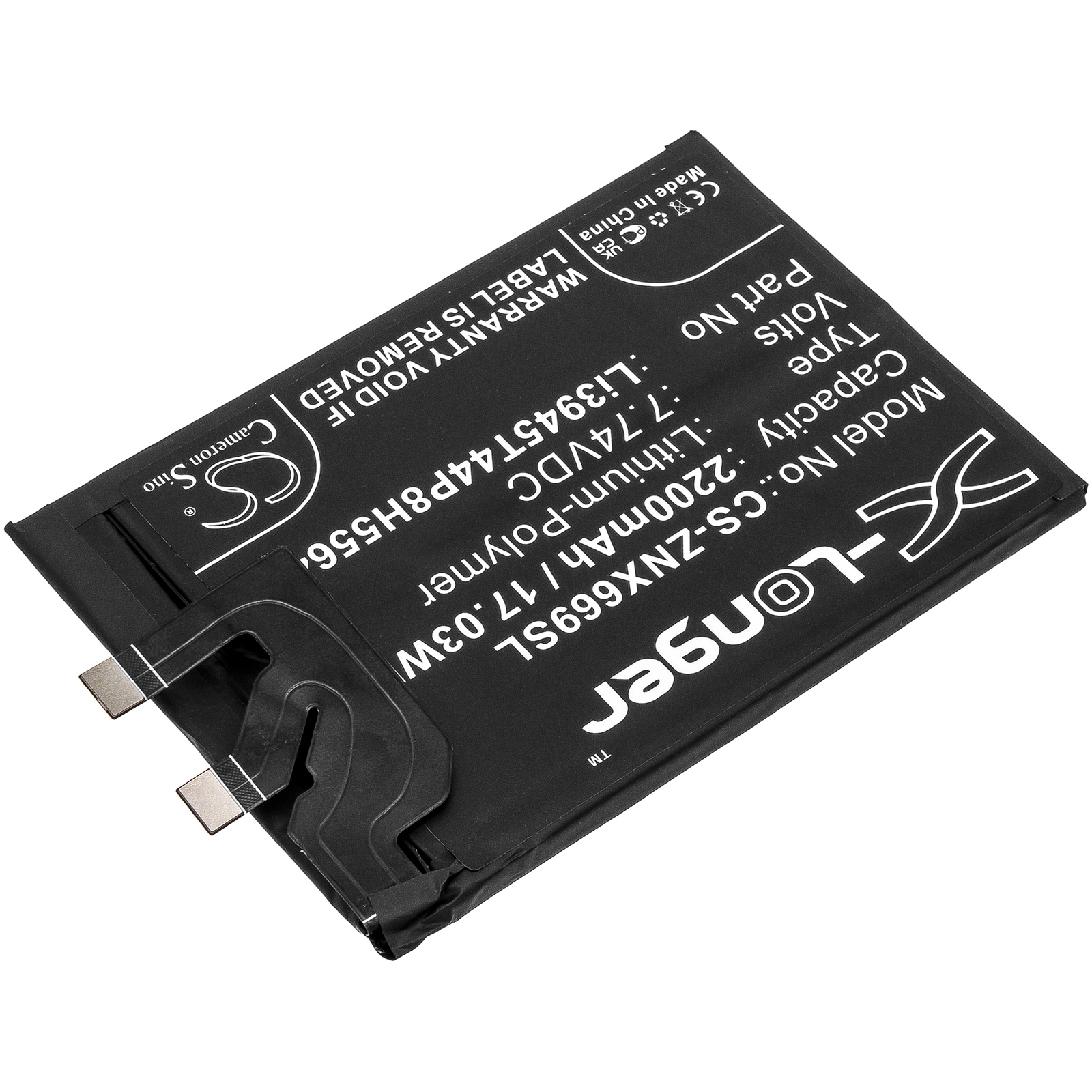 Batteri for smarttelefon, mobil for ZTE Nubia Red Magic 6 Pro, NX669J-P