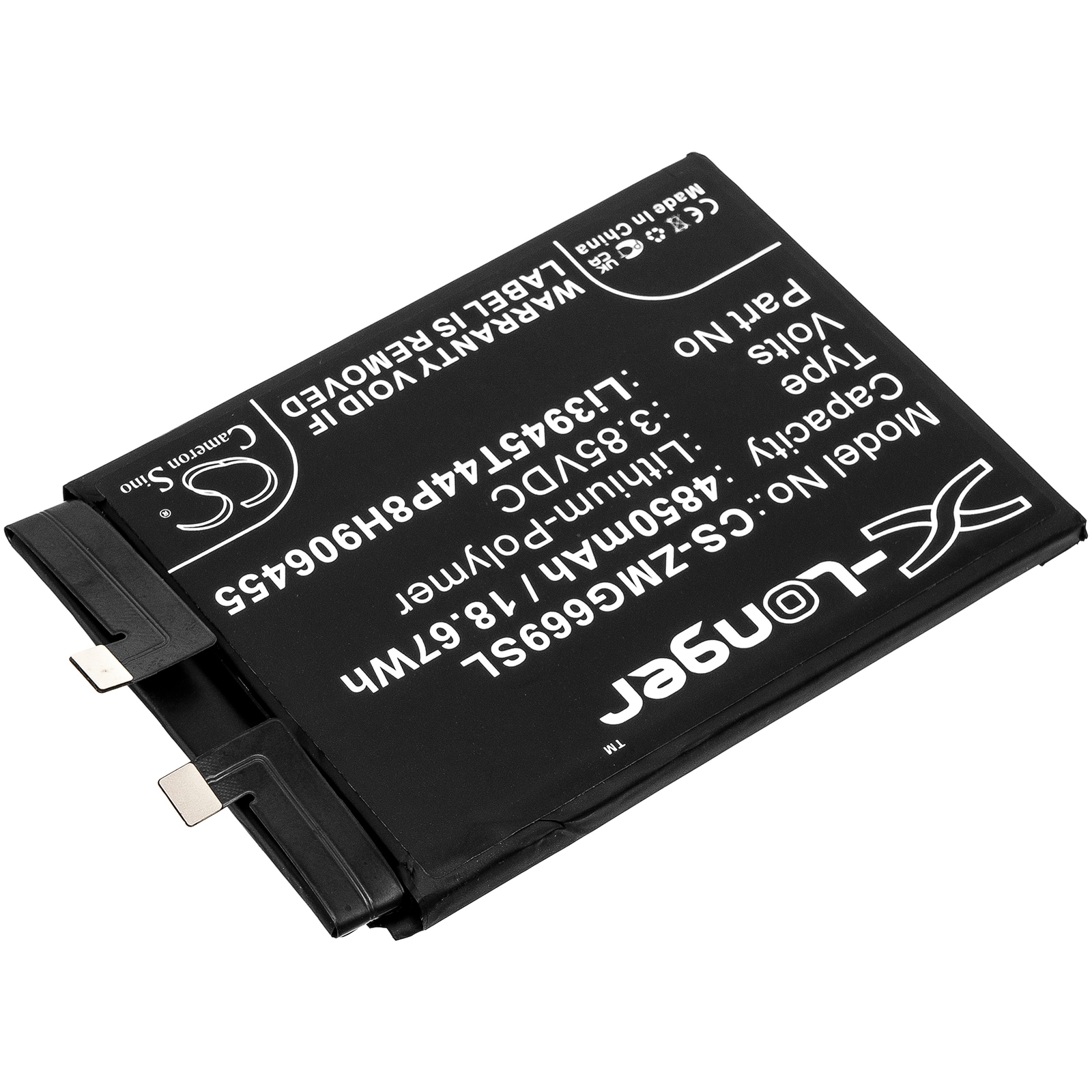 Batteri for smarttelefon, mobil for ZTE Nubia Red Magic 6, NX669J