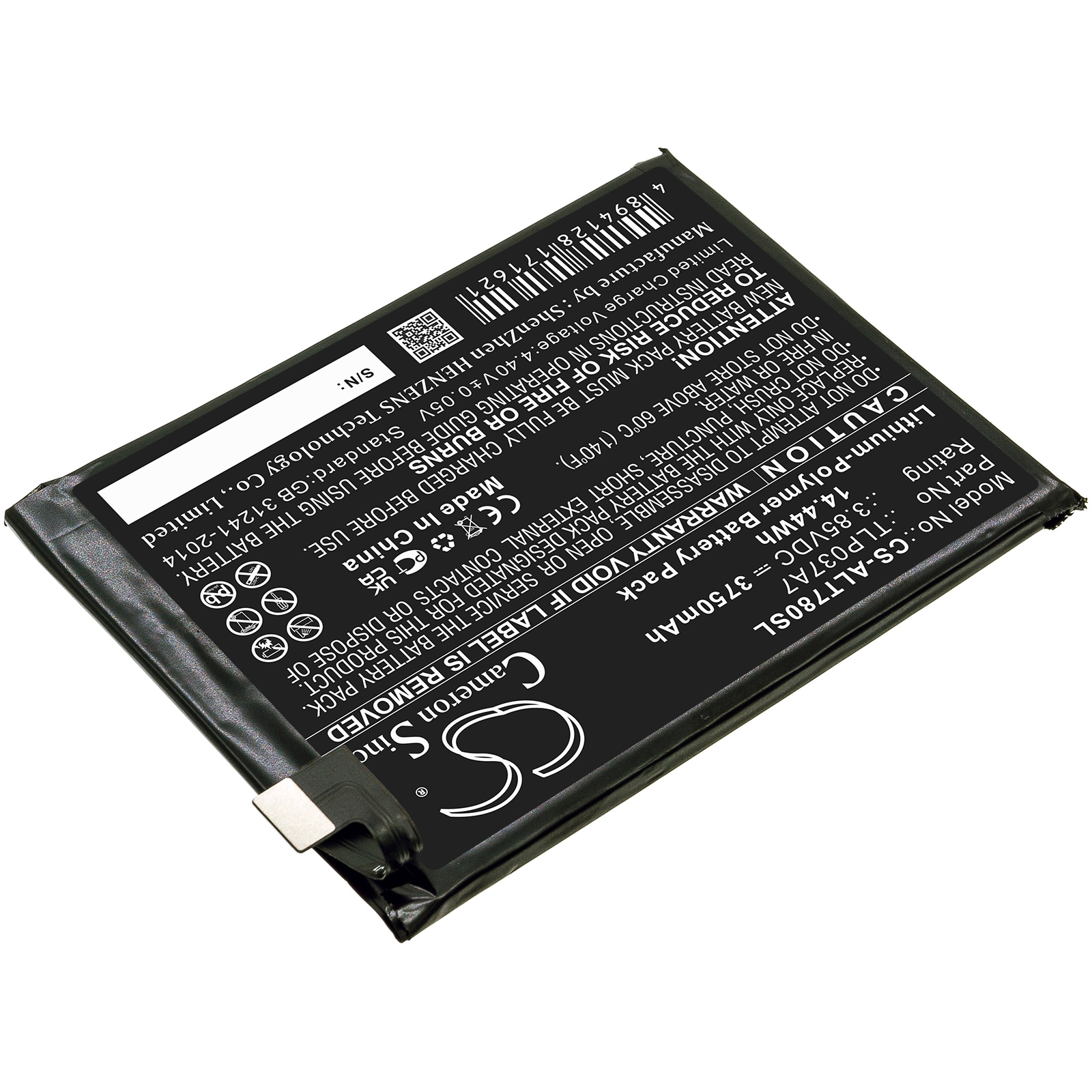 Batteri for SmartPhone, Mobil for Alcatel Plex, T780H