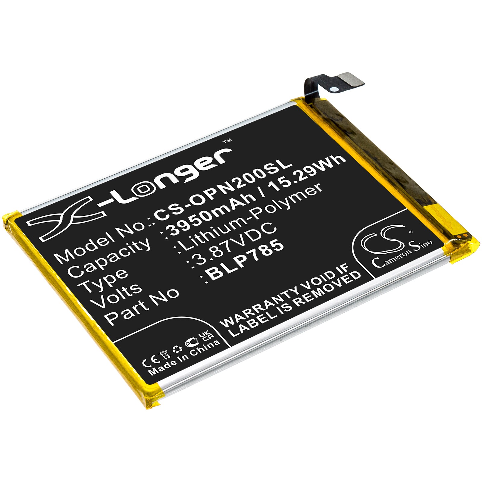 Batteri for SmartPhone, Mobil for Oneplus North, AC2003