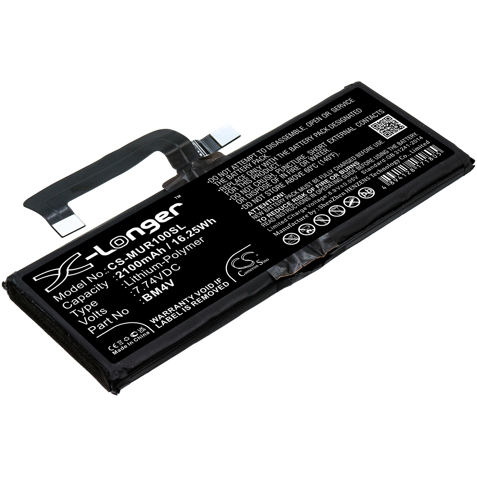 Batteri for SmartPhone, Mobil for Xiaomi Mi 10 Ultra, M2007J1SC