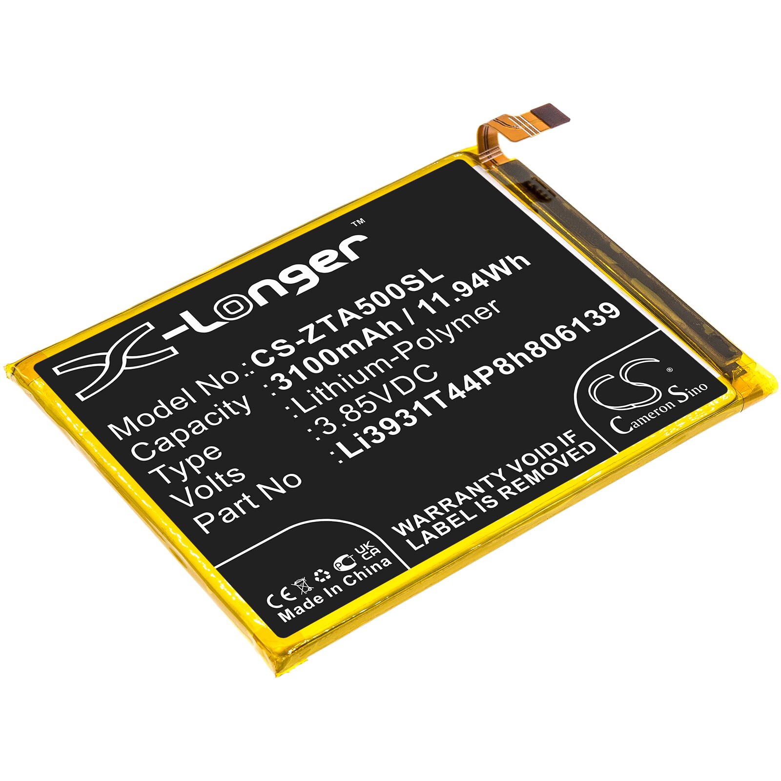 Batteri for SmartPhone, Mobil for ZTE Blade A5 2020, Visible R2, Z5151V og andre.