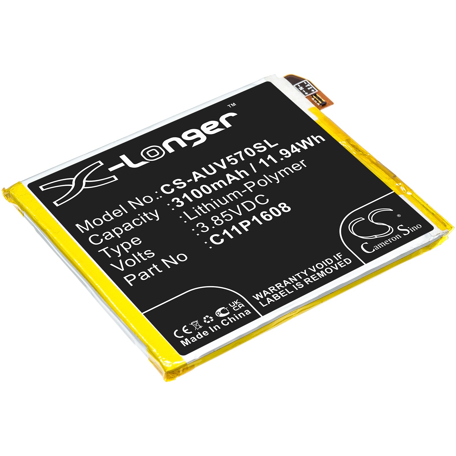 Batteri for SmartPhone, Mobil for Asus ZenFone AR, A002A, ZS571KL og andre.