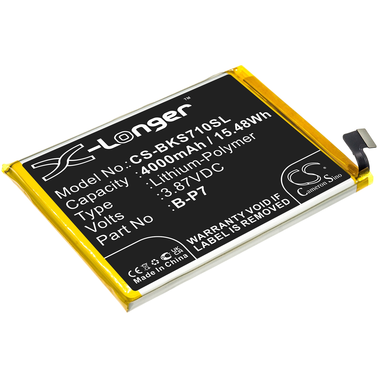 Batteri for SmartPhone, Mobil for VIVO S7e, S7e 5G 2020, V2031EA og andre.