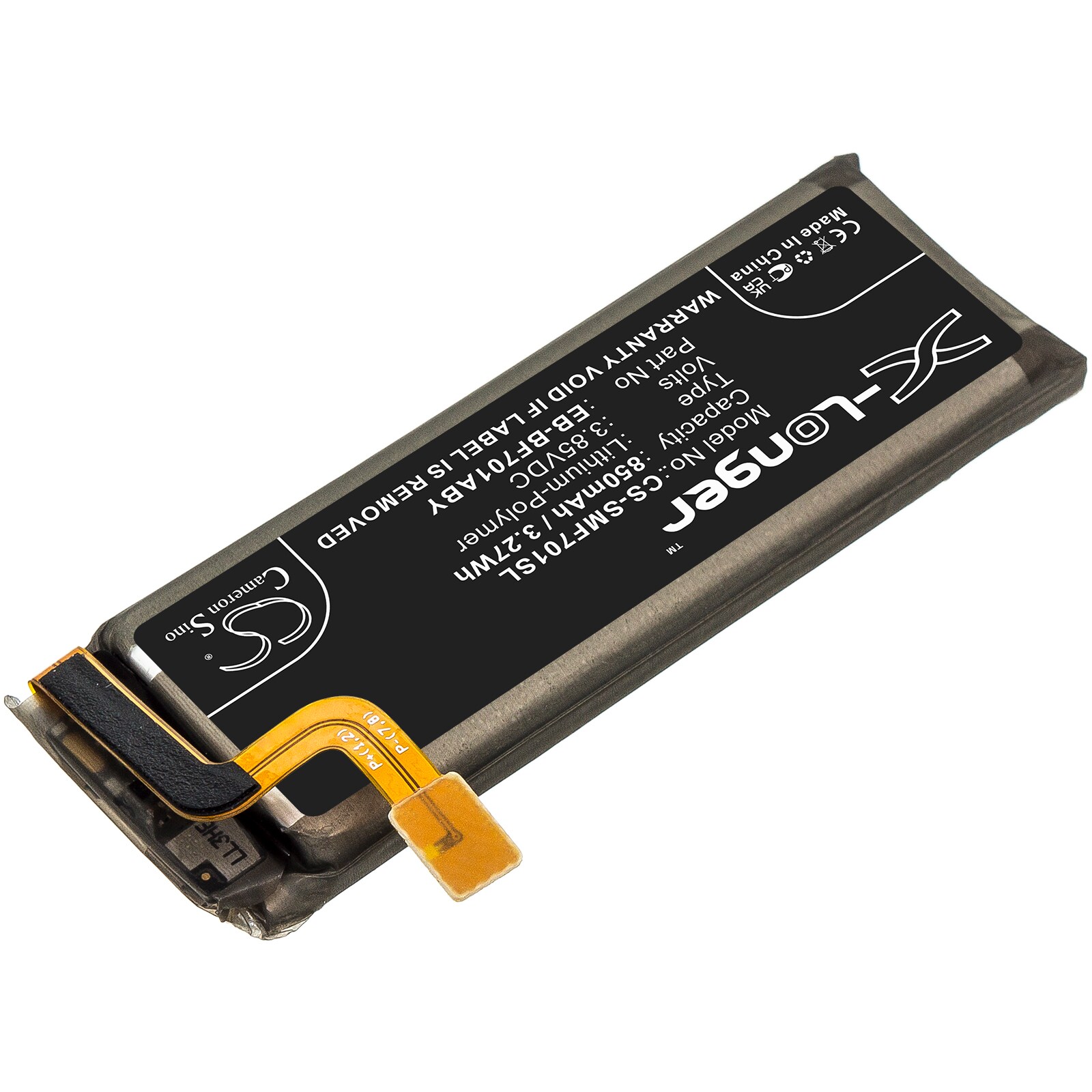 Batteri for SmartPhone, Mobil for Samsung Galaxy Z Flip, SM-F7000, SM-F700W/DS og andre.