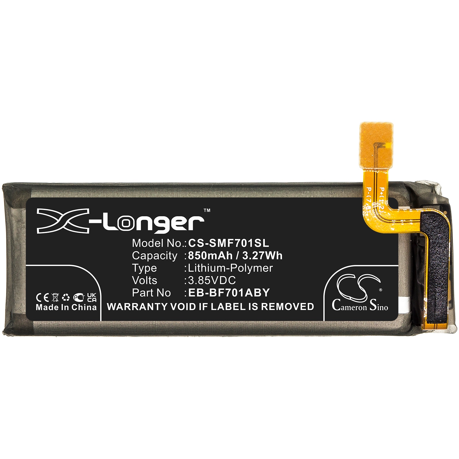 Batteri for SmartPhone, Mobil for Samsung Galaxy Z Flip, SM-F7000, SM-F700W/DS og andre.