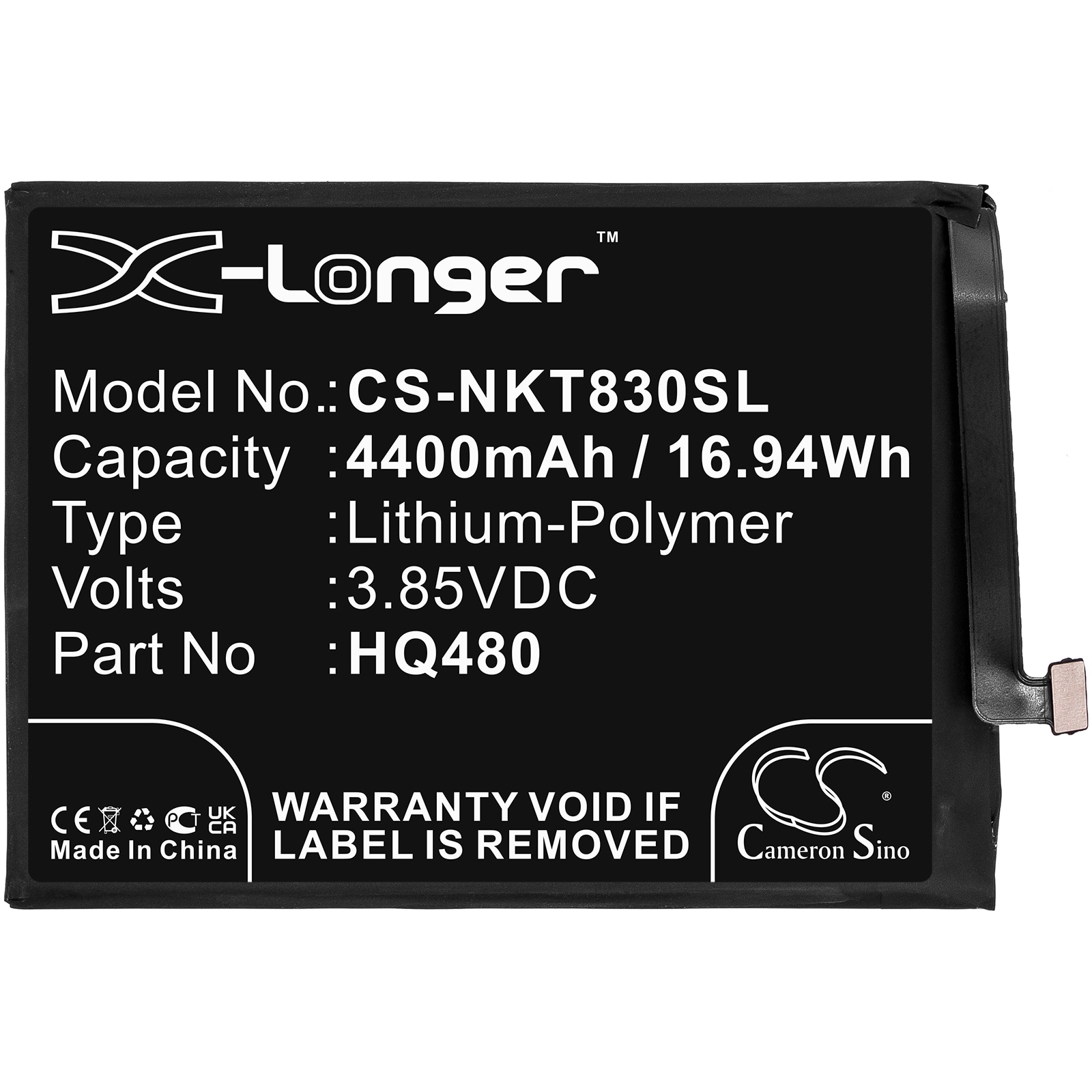 Batteri for SmartPhone, Mobil for $ 0000080n 8.3 2020 5G, 8 V 5G, TA-1243 og andre.