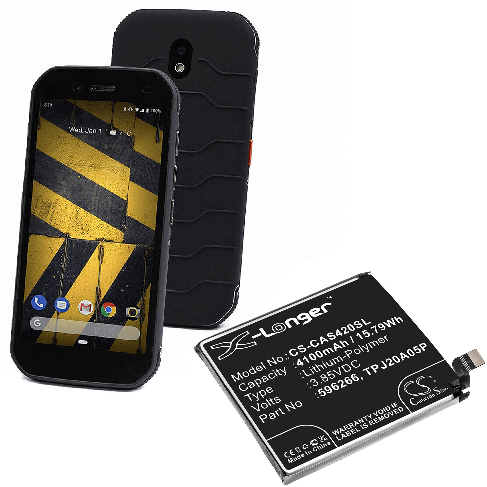 Batteri for SmartPhone, mobil for CAT S42, S32