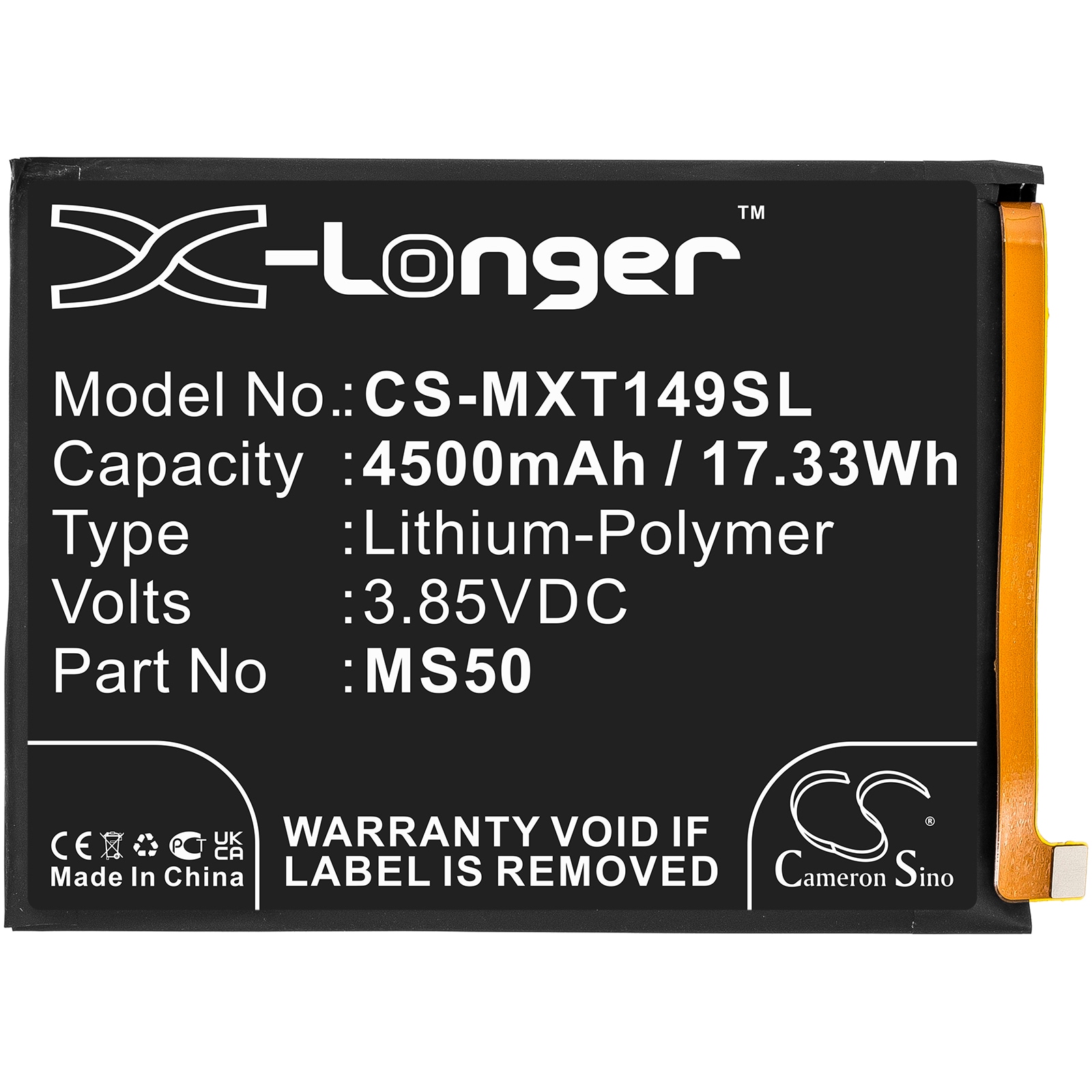 Batteri for SmartPhone, Mobil for Motorola Moto G50 5G, Moto G50 5G 2021, XT2149 og andre.