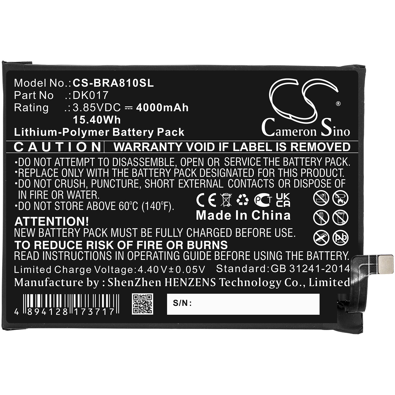 Batteri for SmartPhone, Mobil for Blackview A80 Pro