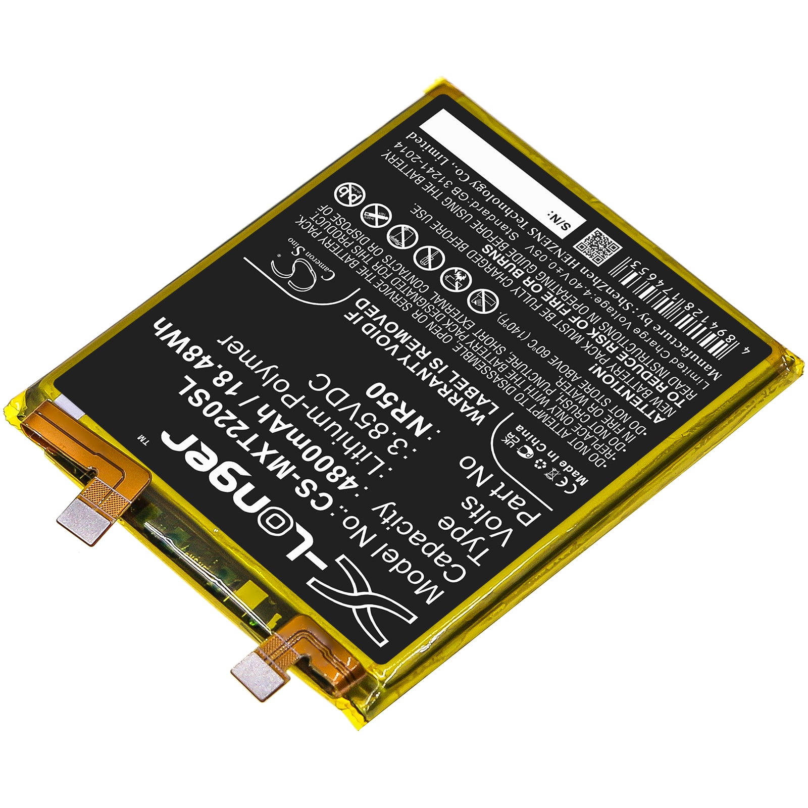 Batteri for SmartPhone, Mobil for Motorola Moto Edge X30, Moto Edge X30 5G 2021 og andre.