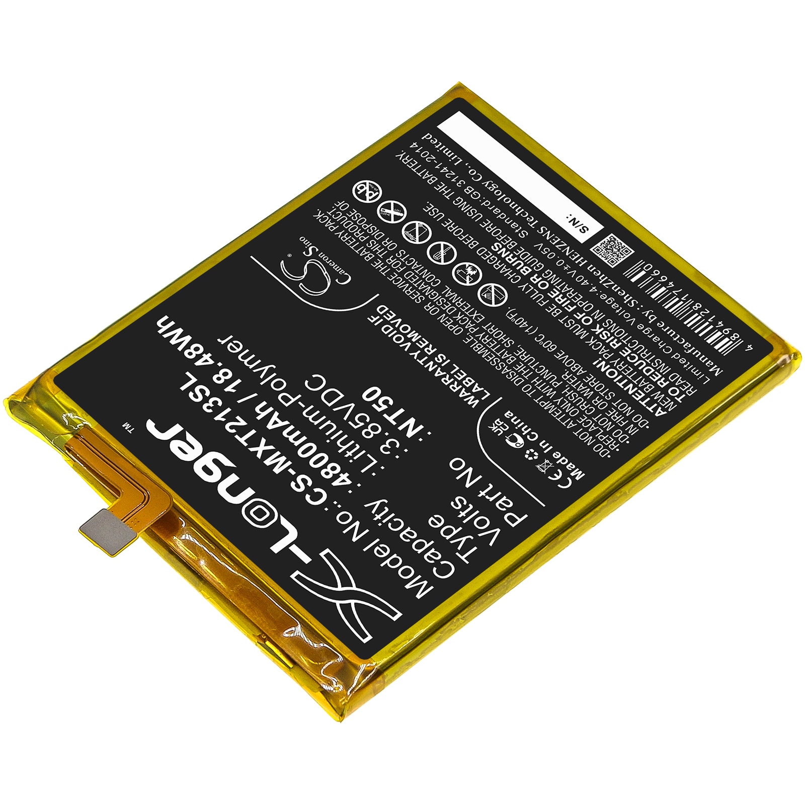 Batteri for SmartPhone, Mobil for Motorola Moto Edge 20 lite, Moto Edge 20 Lite 5G og andre.