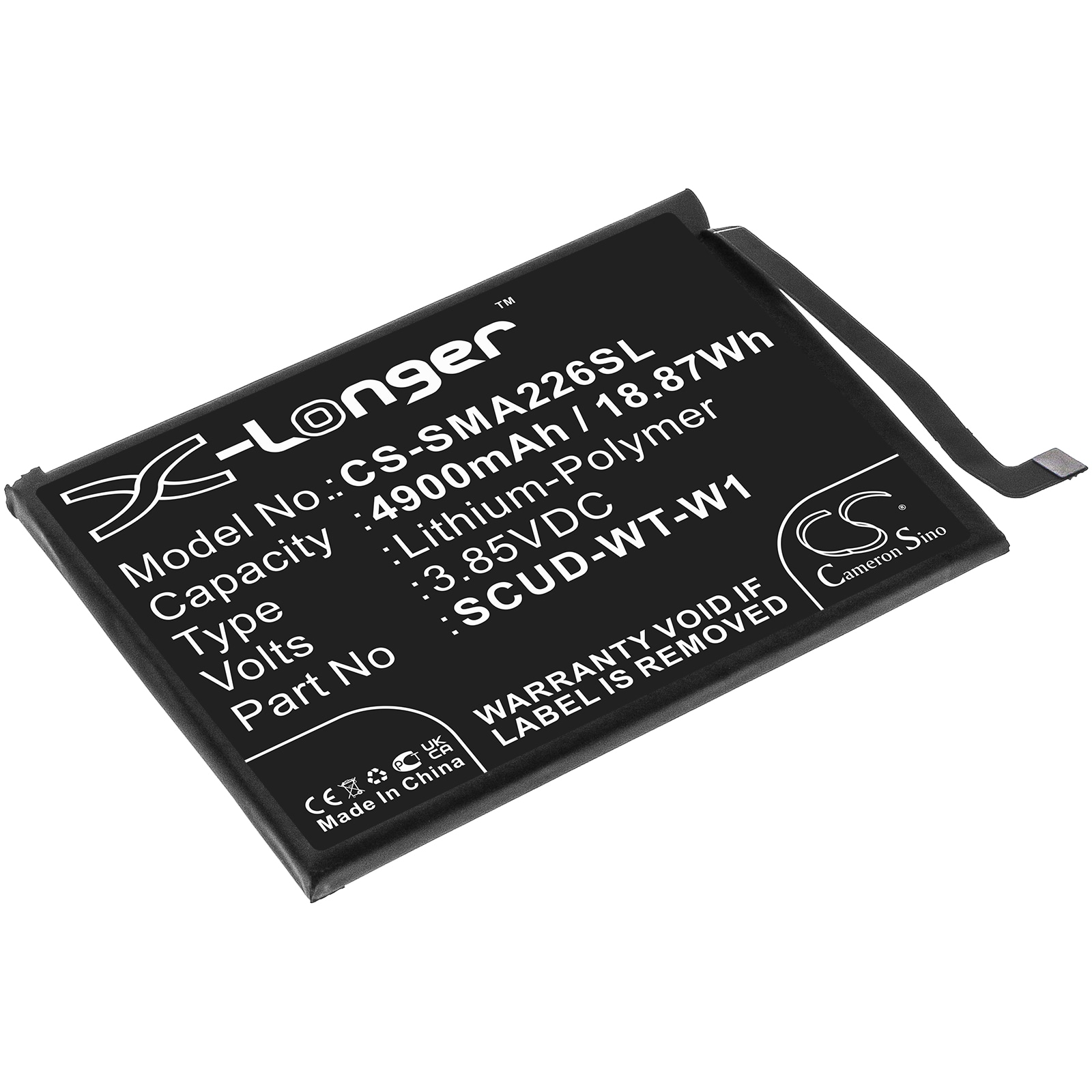 Batteri for SmartPhone, Mobil for Samsung Galaxy A22 5G, SM-A226B, SM-A226B/DS og andre.