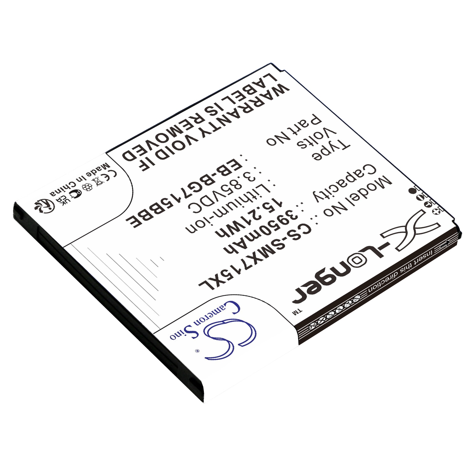 Batteri til Samsung Galaxy Xcover Pro – EB-BG715BBE 3950 mAh