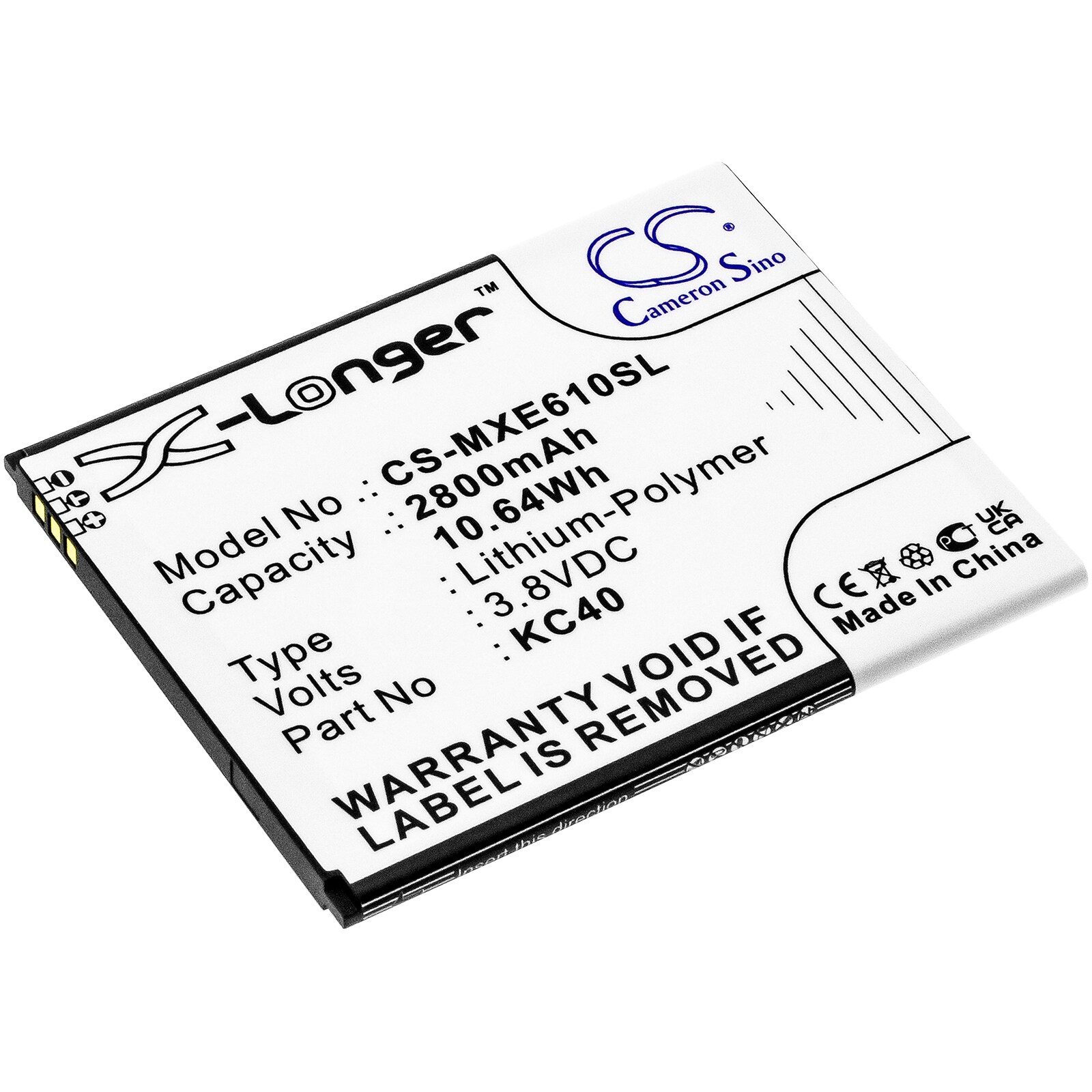 Batteri for SmartPhone, Mobil for Lenovo K10 2019, K10 2019 Global, XT2025-3