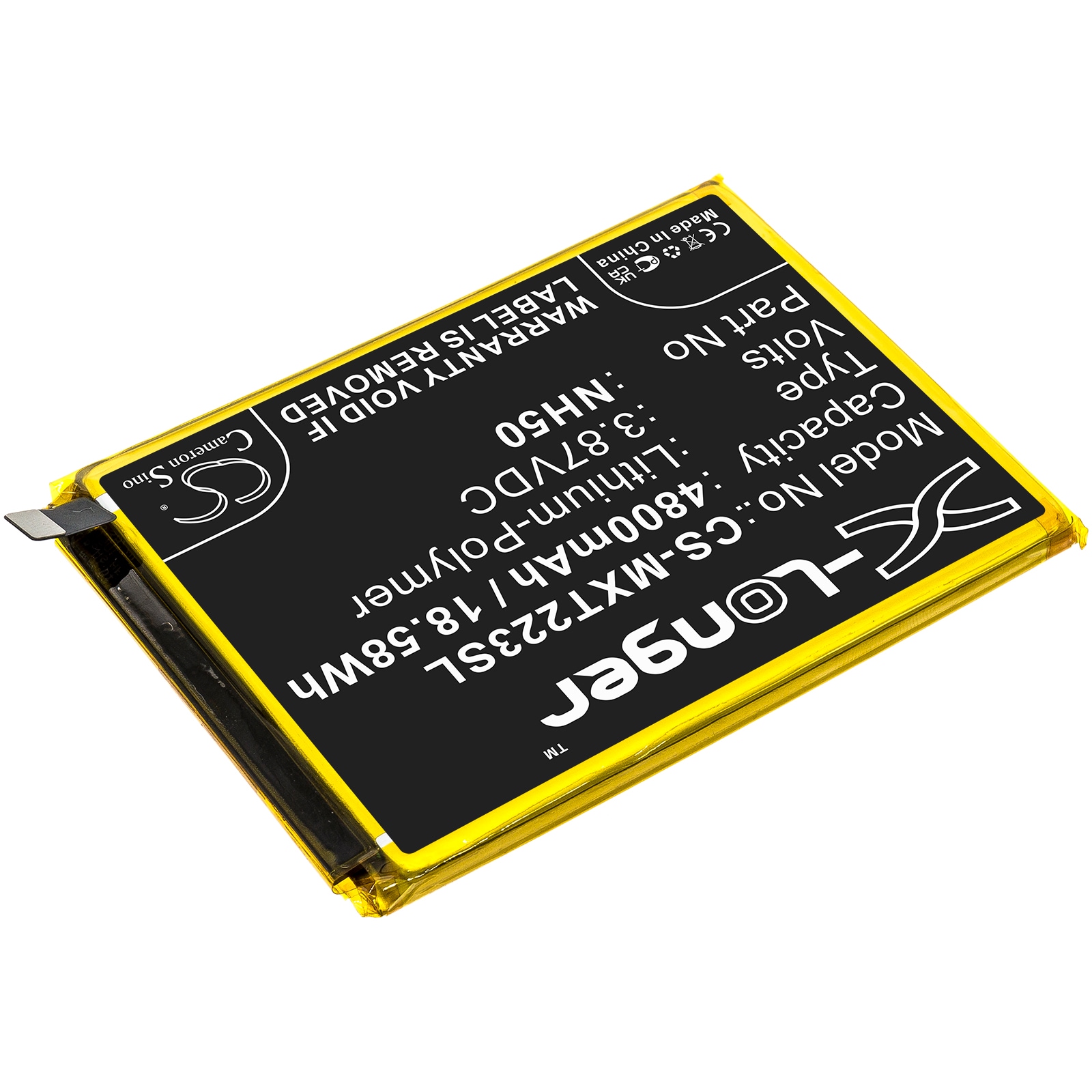Batteri for SmartPhone, Mobil for Motorola Moto G22, XT2231-1, XT2231-2