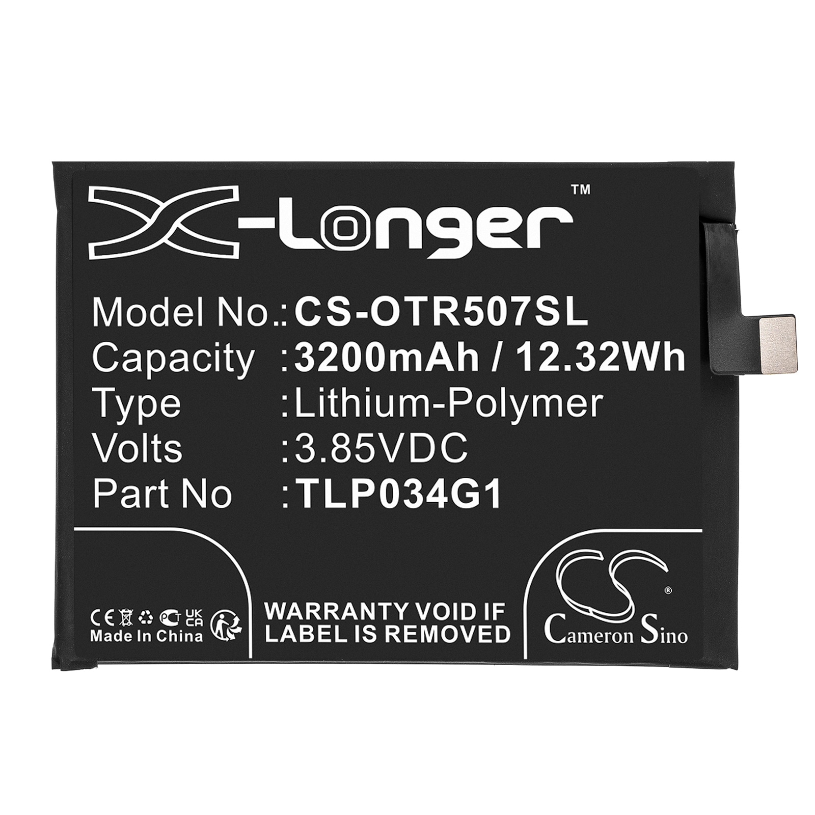 Batteri for SmartPhone, Mobil for Alcatel OT-5007S