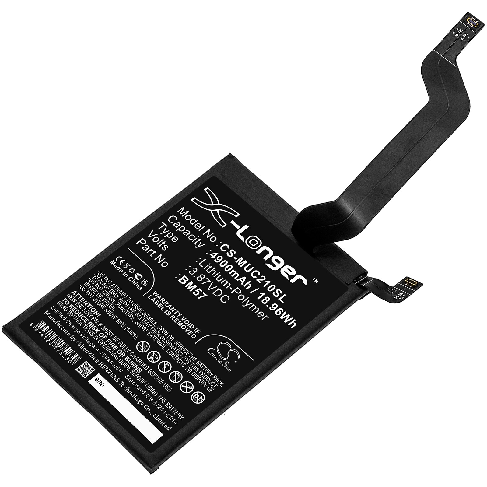 Batteri for SmartPhone, Mobil for Xiaomi Redmi Note 10 Pro