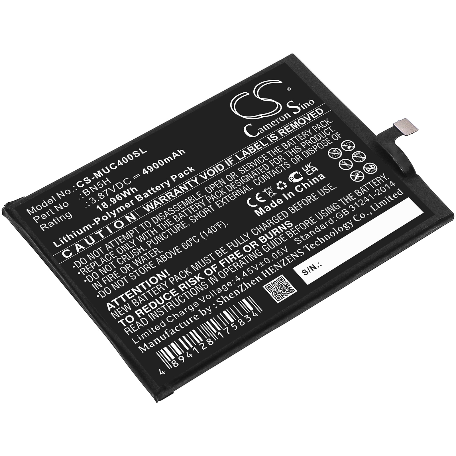 Batteri for SmartPhone, Mobil for Xiaomi Redmi Note 11E, Redmi Note 11E 5G