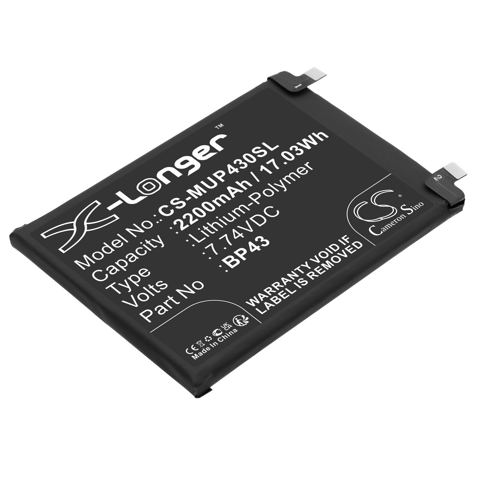 Batteri for SmartPhone, Mobil for Xiaomi Mix 4