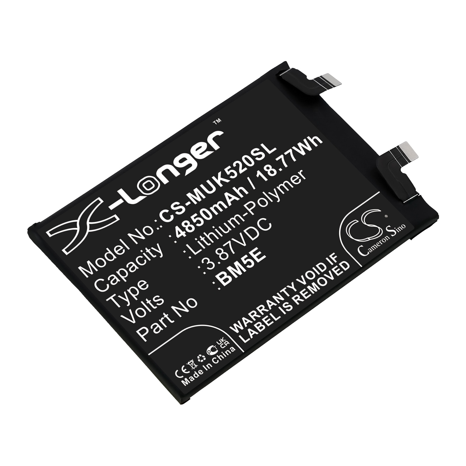 Batteri for SmartPhone, Mobil for Xiaomi Redmi K50 Pro, 22021211RC, 22011211C