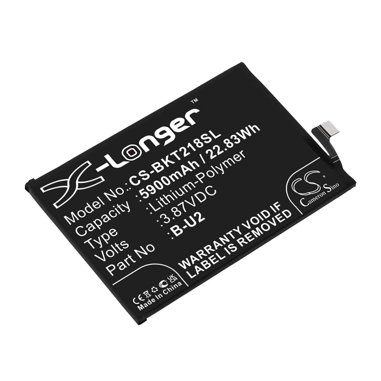 Batteri for smarttelefon, mobil for VIVO T2x, V2188A