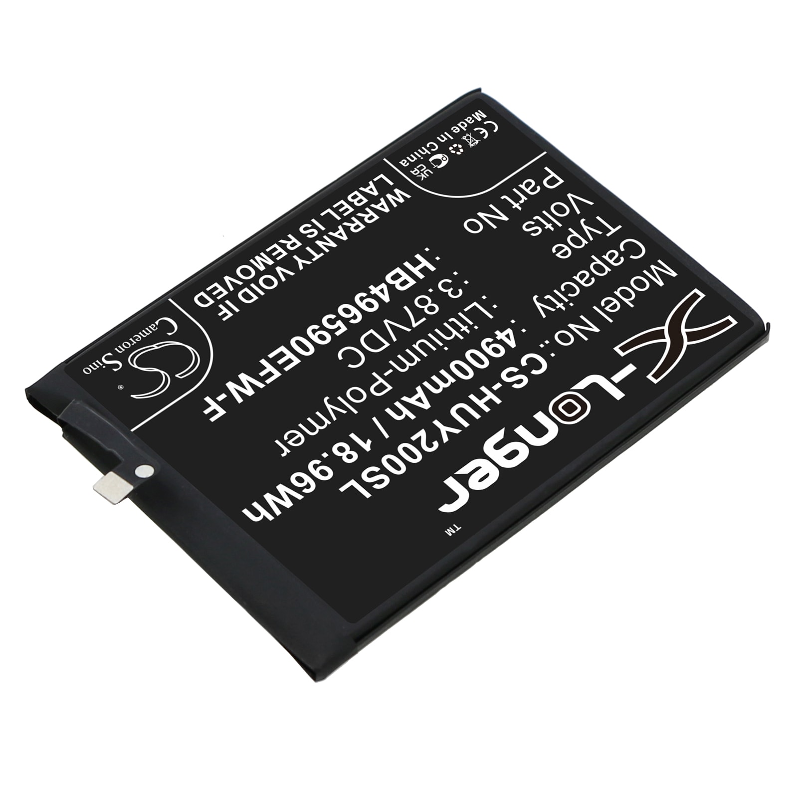 Batteri til smarttelefon, mobil til Honor Play 20, KOZ-AL00