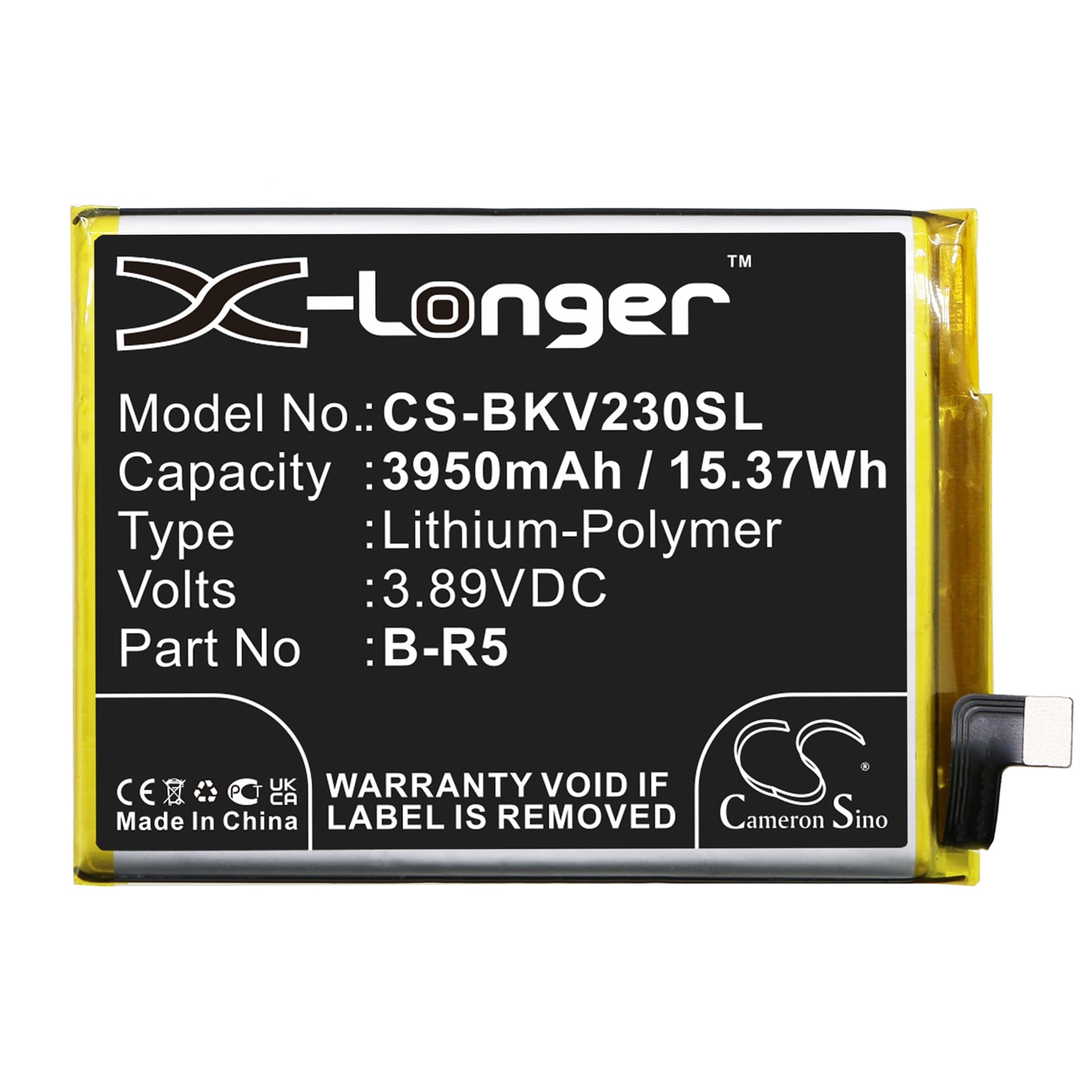 Batteri for SmartPhone, Mobil for VIVO V23e, V2116, S10e etc.