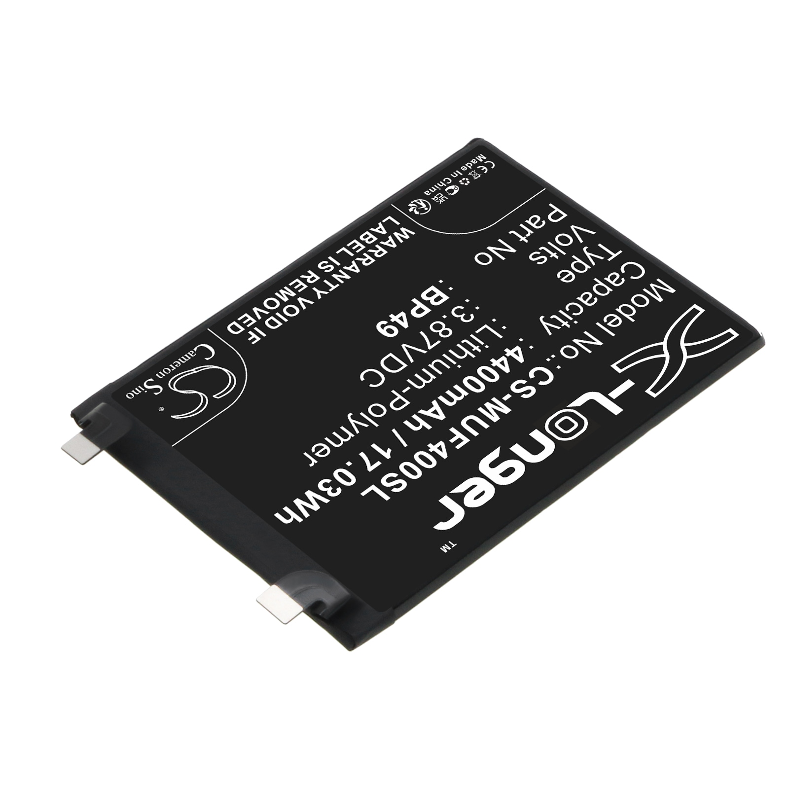 Batteri for smarttelefon, mobil for Poco F4 5G, 22021211RG, 22021211RI