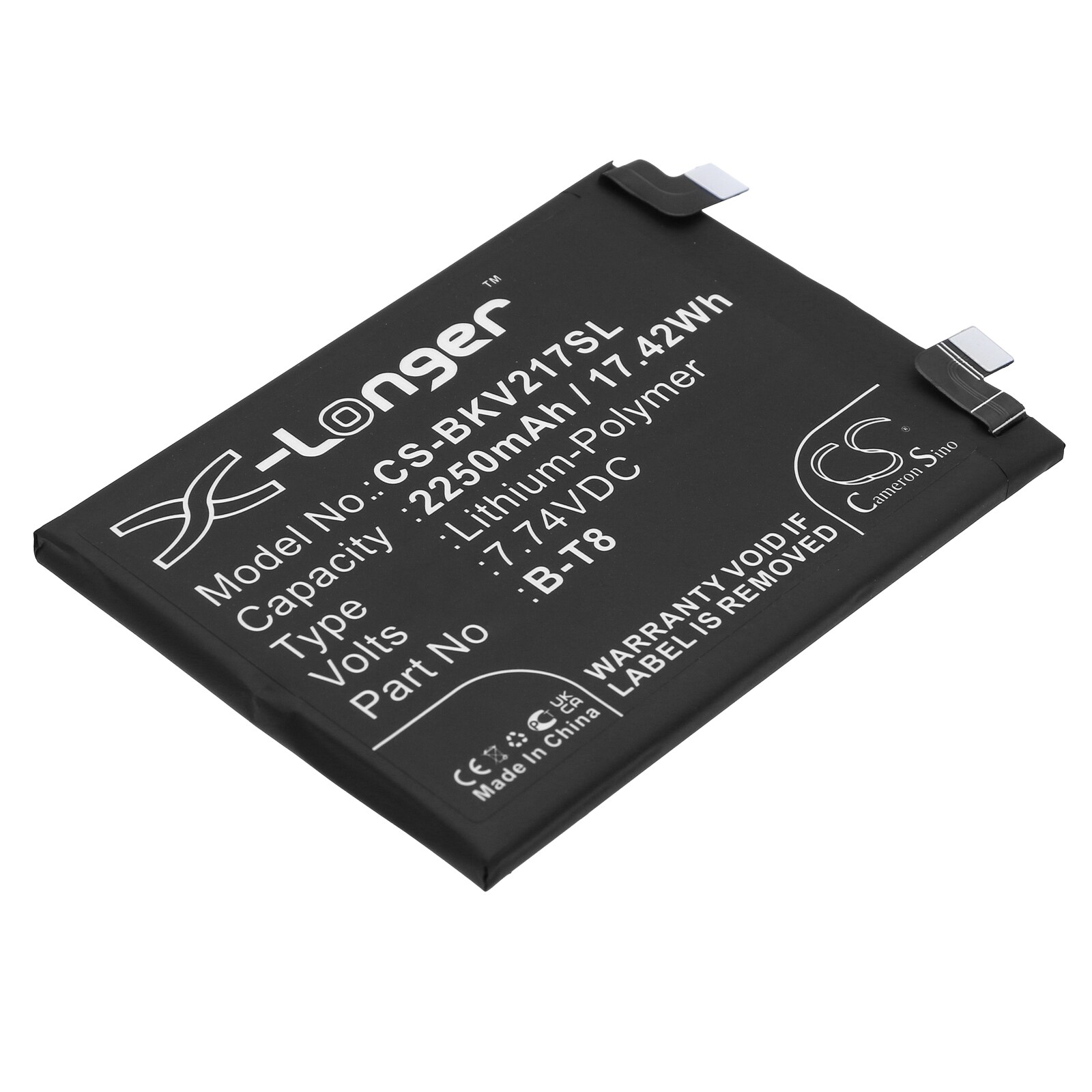Batteri for SmartPhone, Mobil for VIVO iQOO 9 Pro, iQOO 9 Pro 5G, I2022 og andre.